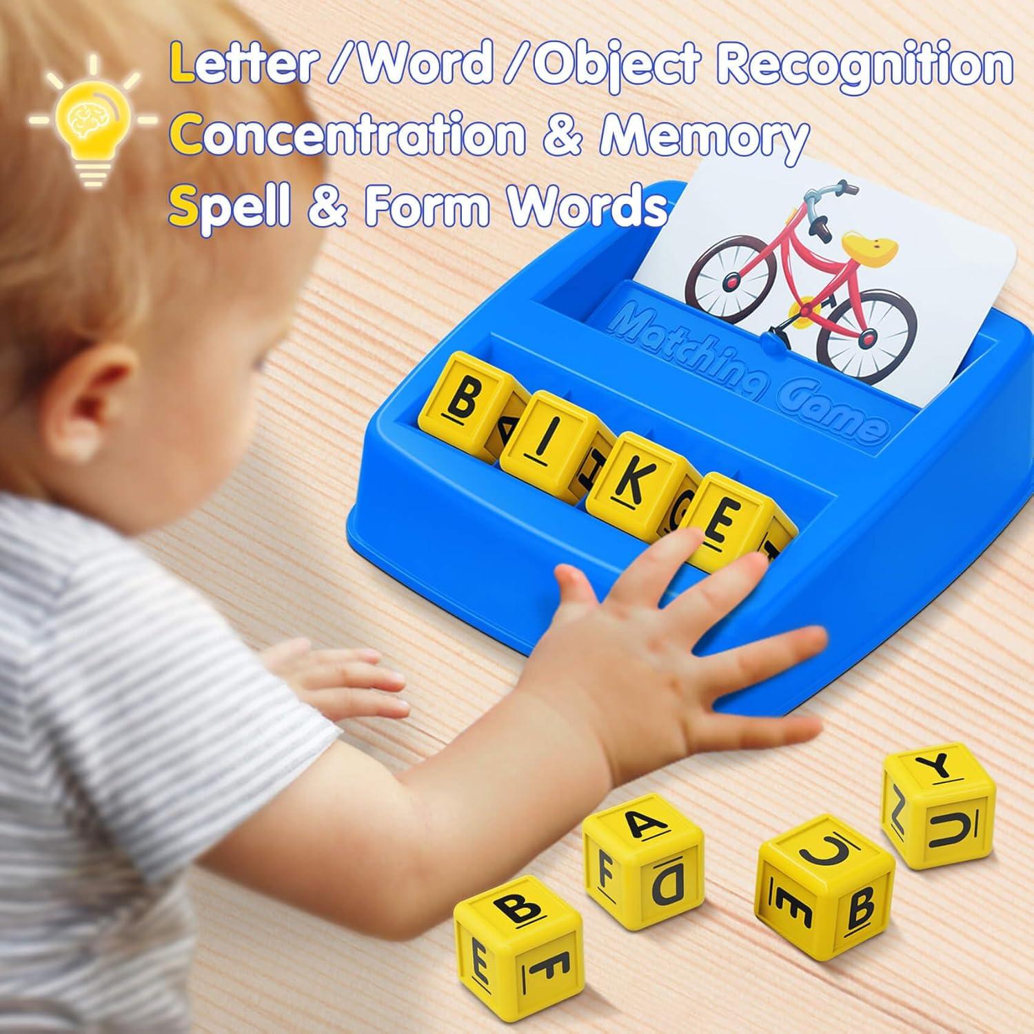 Juguete Educativo HahaGift para Niños 3-5 Años - Juego de Letras