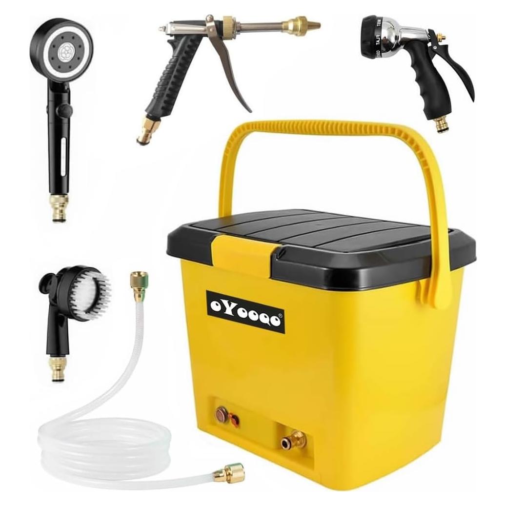 Ducha Portátil OYOOQO 5 Galones para Camping y Jardín