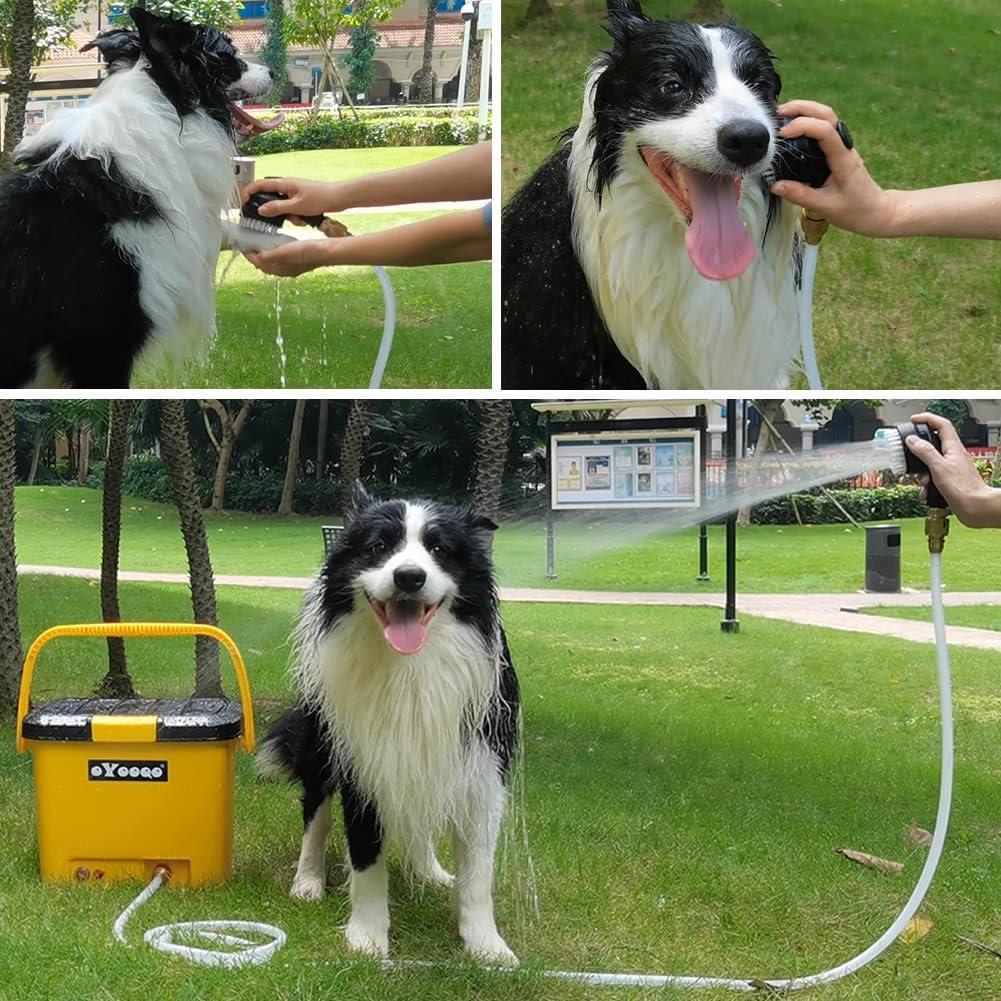 Ducha Portátil OYOOQO 5 Galones para Camping y Jardín