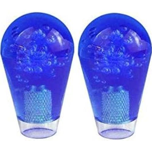 Juego de 2 Mangos de Joystick Transparentes Alvatron Azul