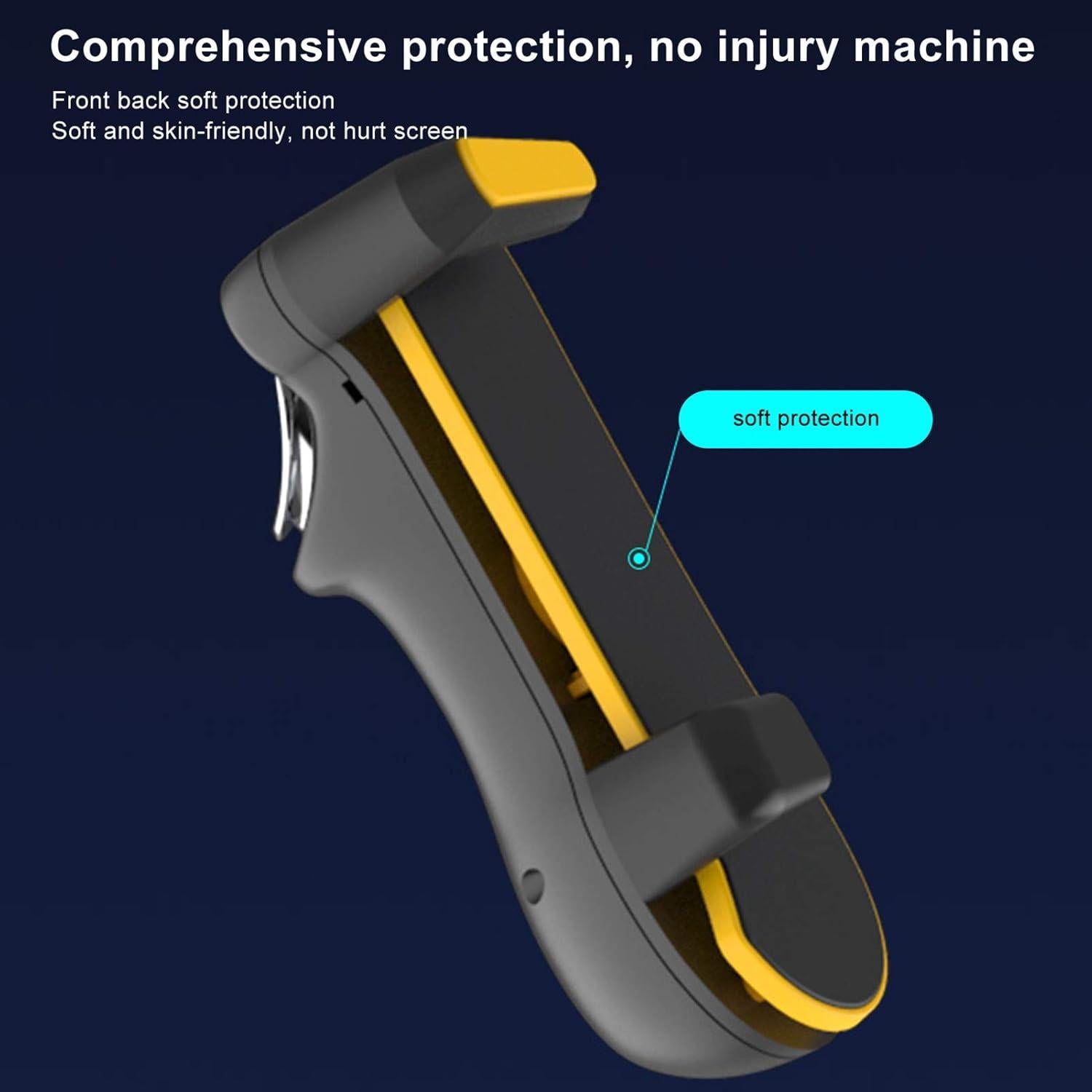 Gamepad Integral Bindpo para Tableta PC Android/iOS Amarillo
