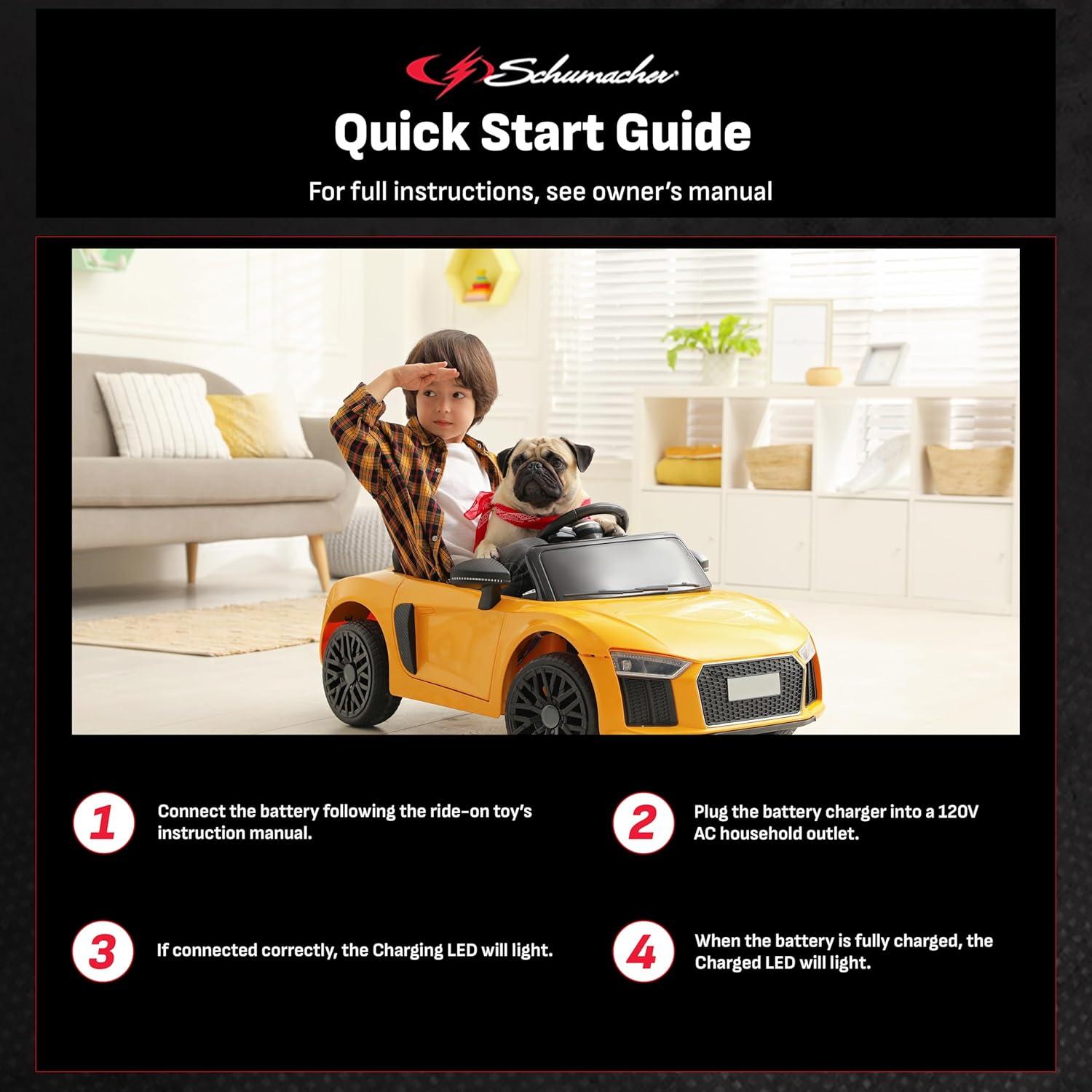 Cargador y Mantenedor Charge 'n Ride Schumacher 24V 1.5A