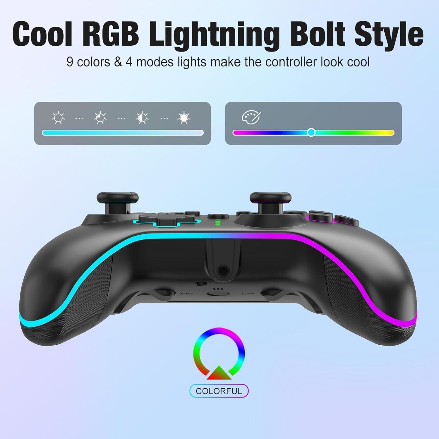 Controlador Inalámbrico SANGDER Xbox One Negro con RGB