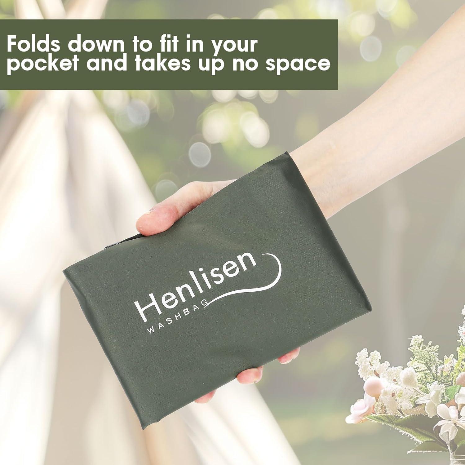 Lavadora Portátil Henlisen wb01 13.25L Verde Militar