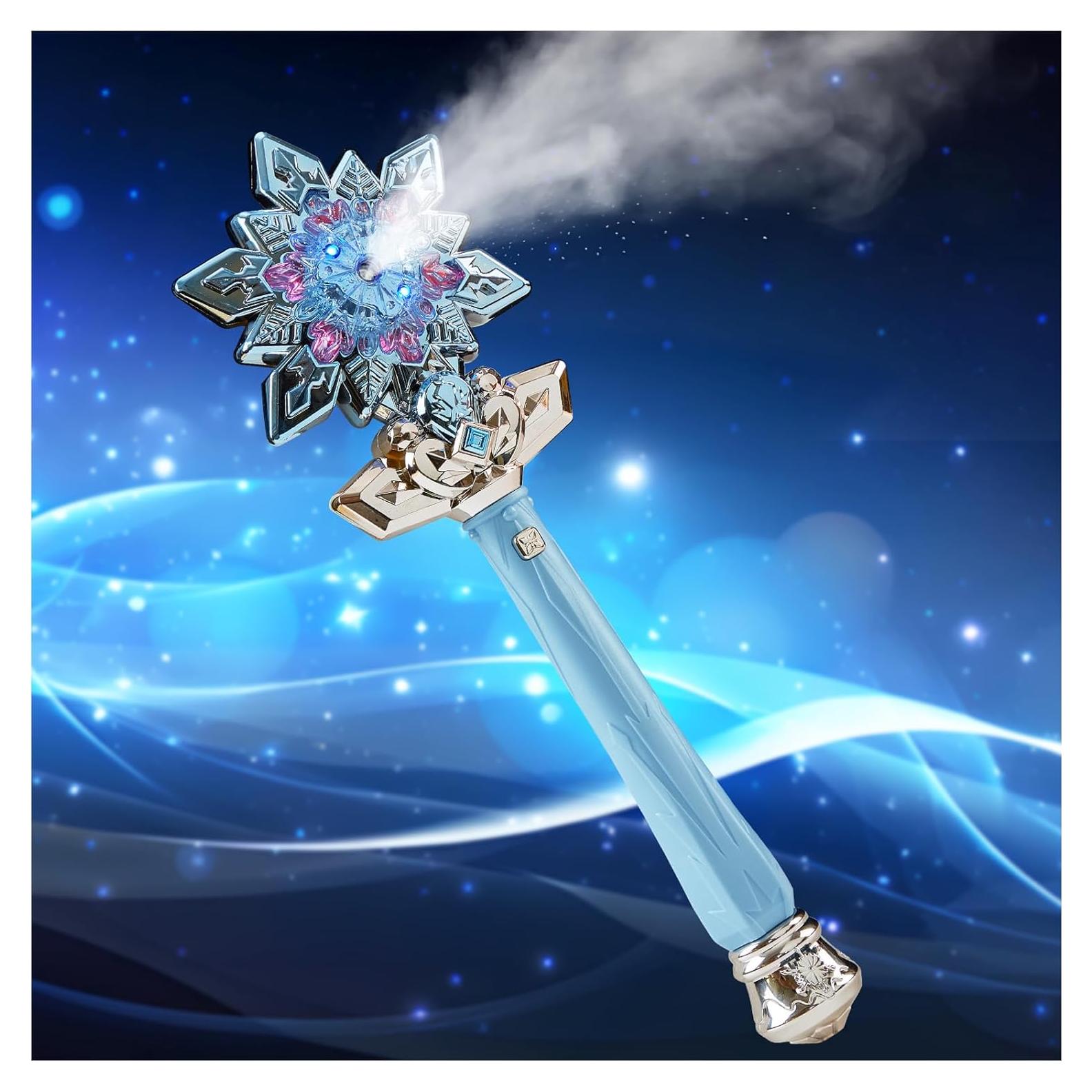 Varita de Copo de Nieve Iluminada Tiempo Efímero 35.6cm Azul