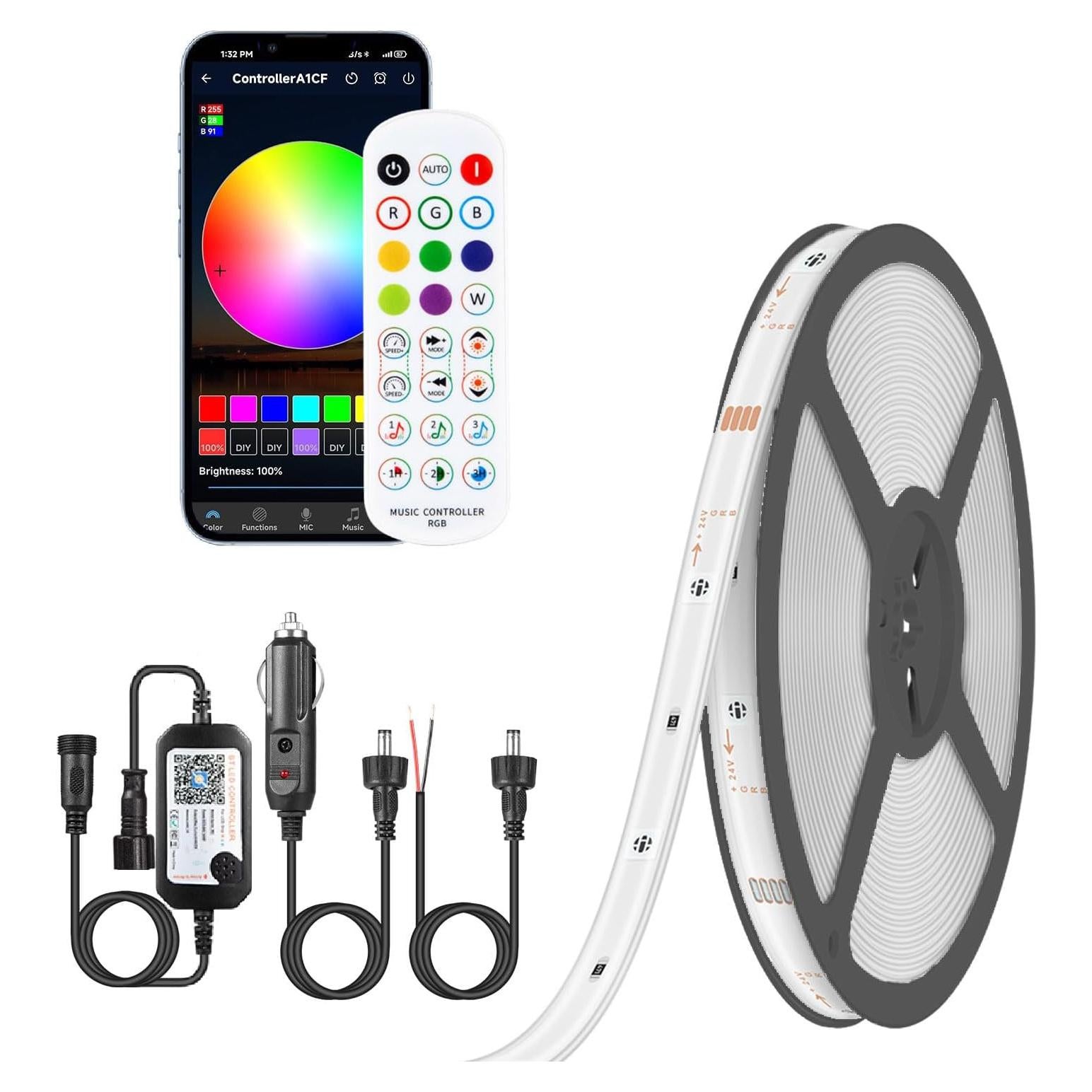 Tira LED Marina TENDIST 10m RGB IP67 Control App