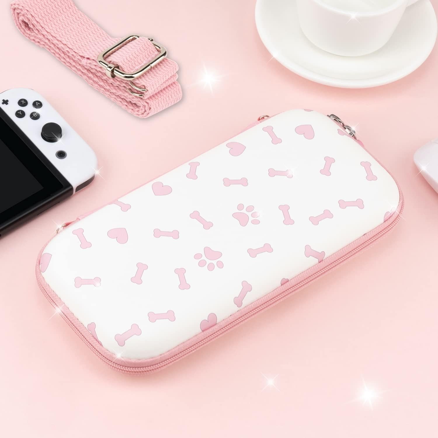 Estuche de Transporte BelugaDesign Corgi Boba para Nintendo Switch