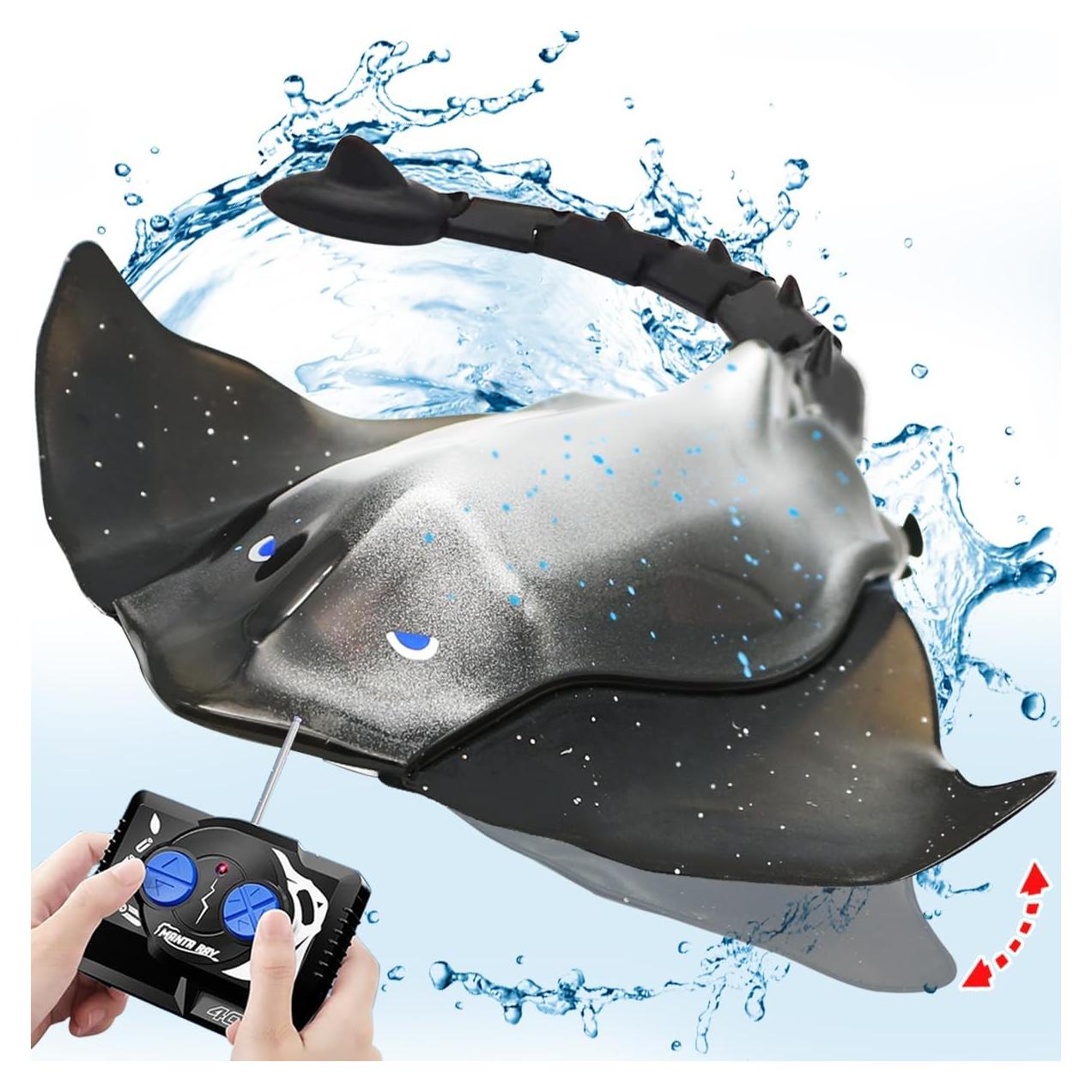 Manta Raya RC de Control Remoto CX - Juguete de Piscina 24x14cm