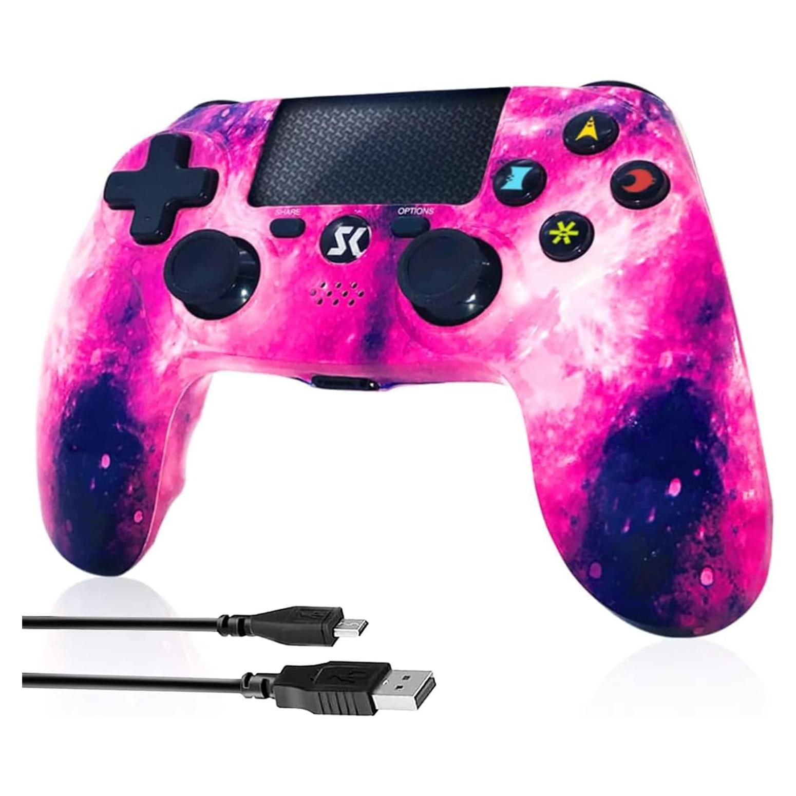 Controlador Inalámbrico Rosa CHENGDAO para PS4/Slim/Pro