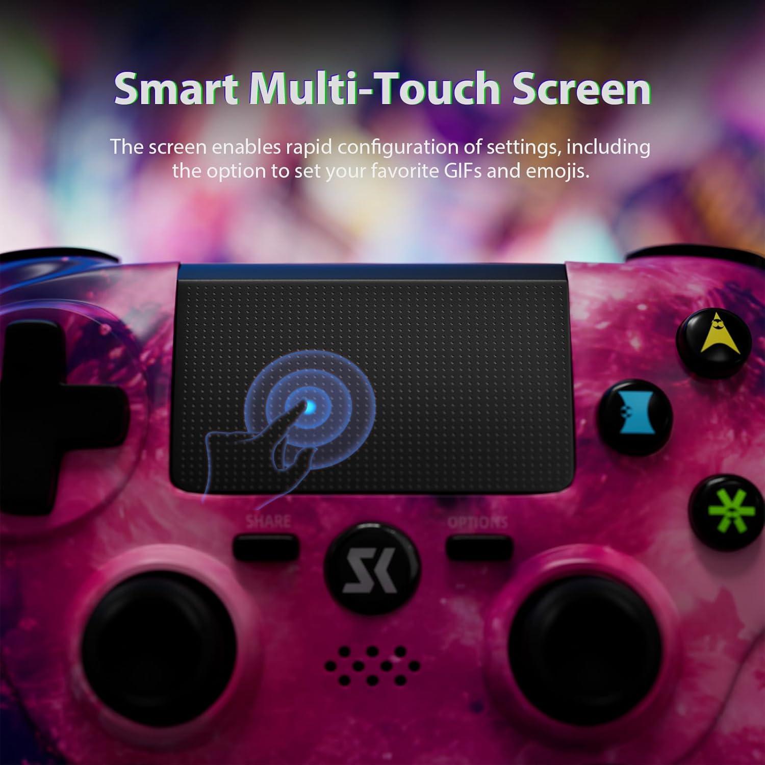 Controlador Inalámbrico Rosa CHENGDAO para PS4/Slim/Pro