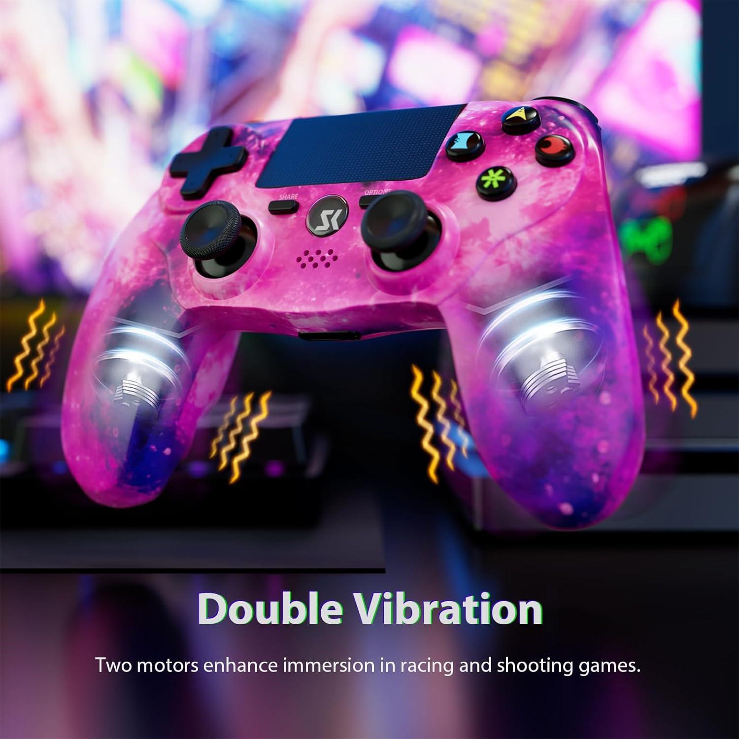 Controlador Inalámbrico Rosa CHENGDAO para PS4/Slim/Pro