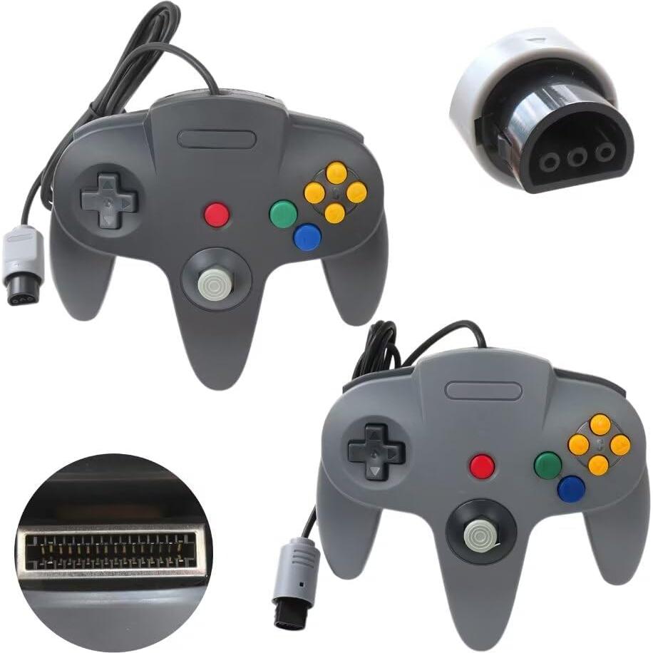 Controlador Joystick Clásico Loner para Nintendo 64 - 2 Pack