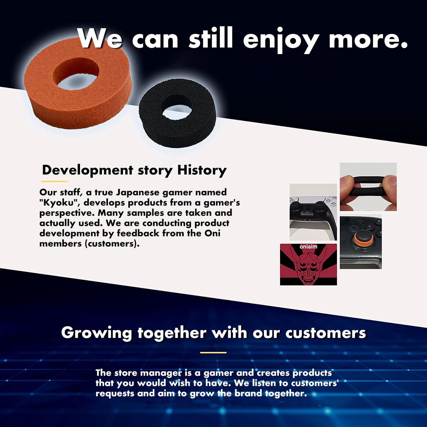 Anillos de Precisión OniAim Demon Naranja para Controladores