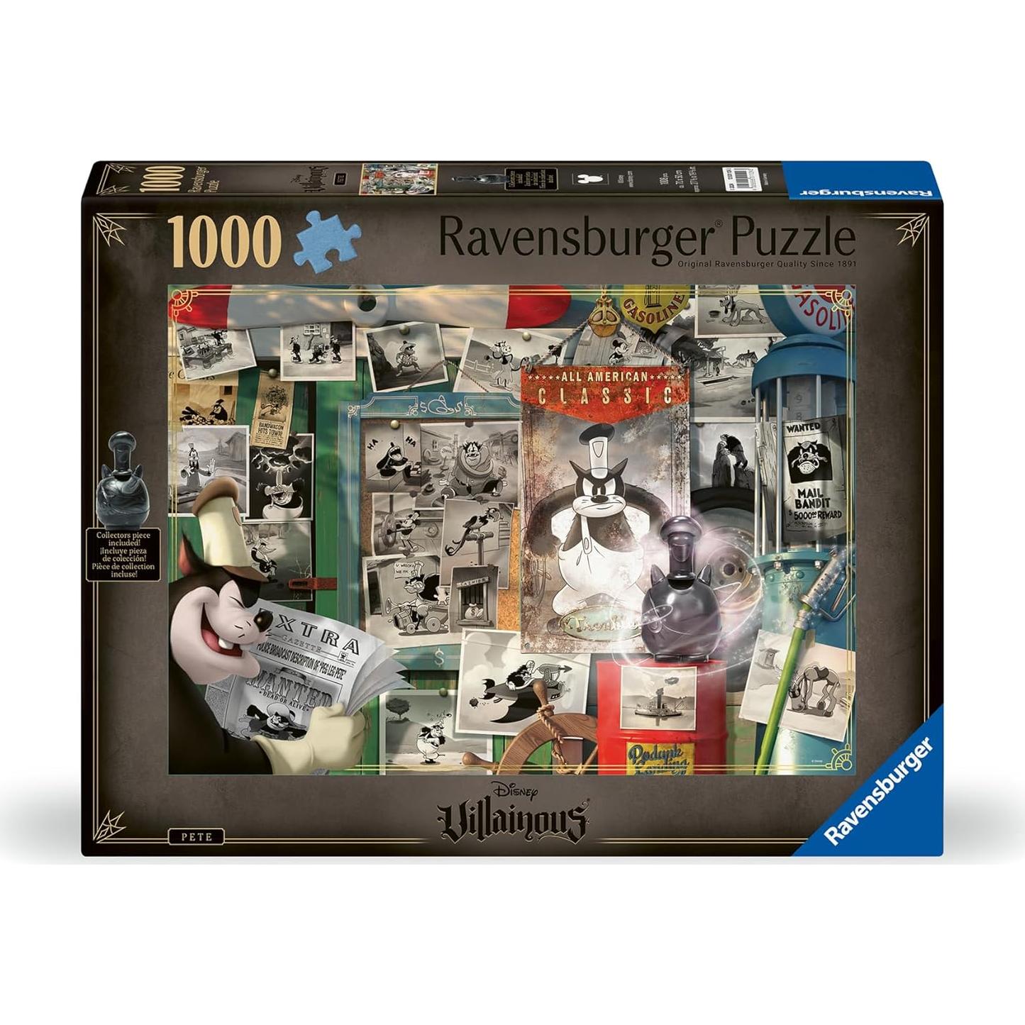 Rompecabezas Ravensburger Disney Villainous Pete 1000 Piezas