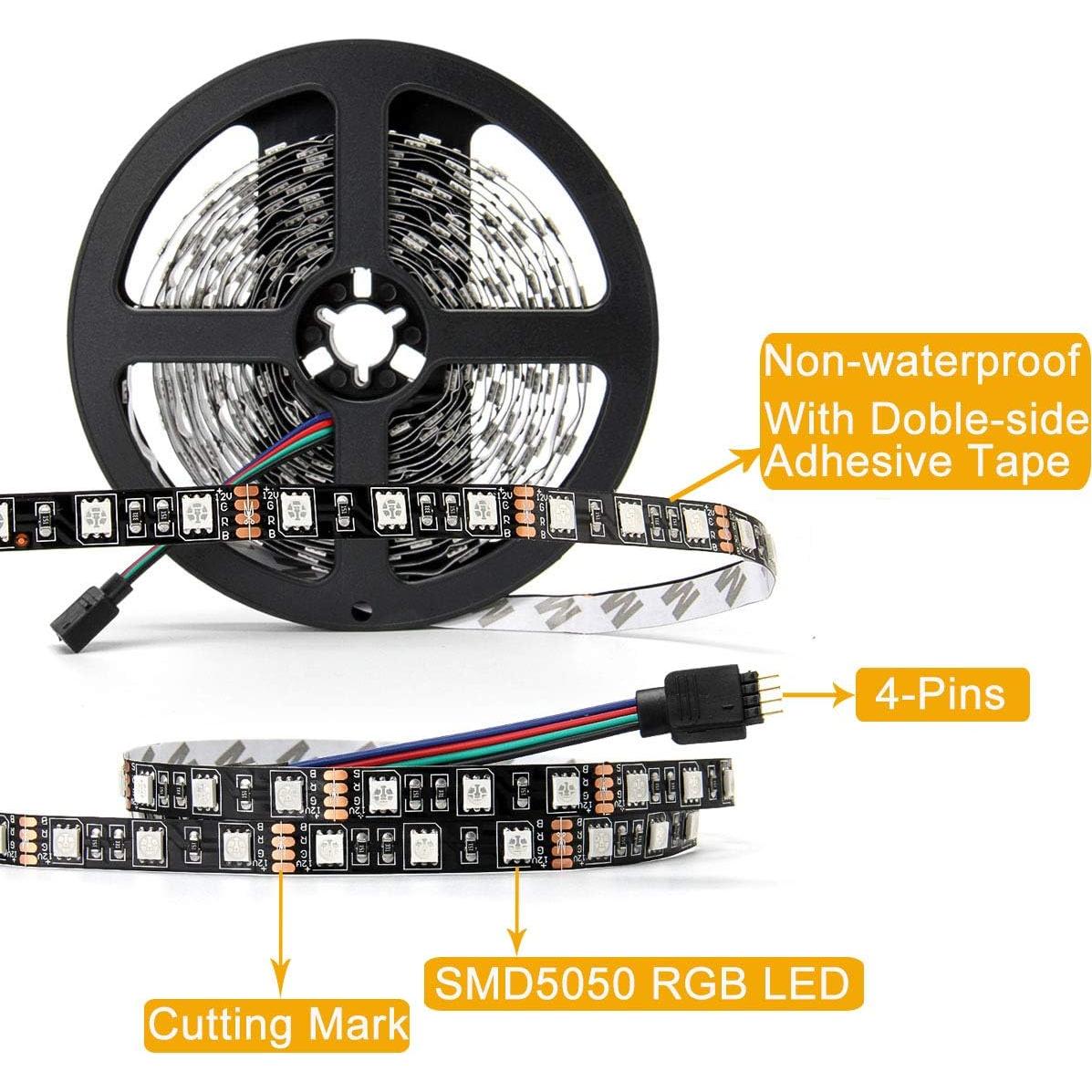 Tira LED 5050 SUPERNIGHT 5m RGB Multicolor para Decoración