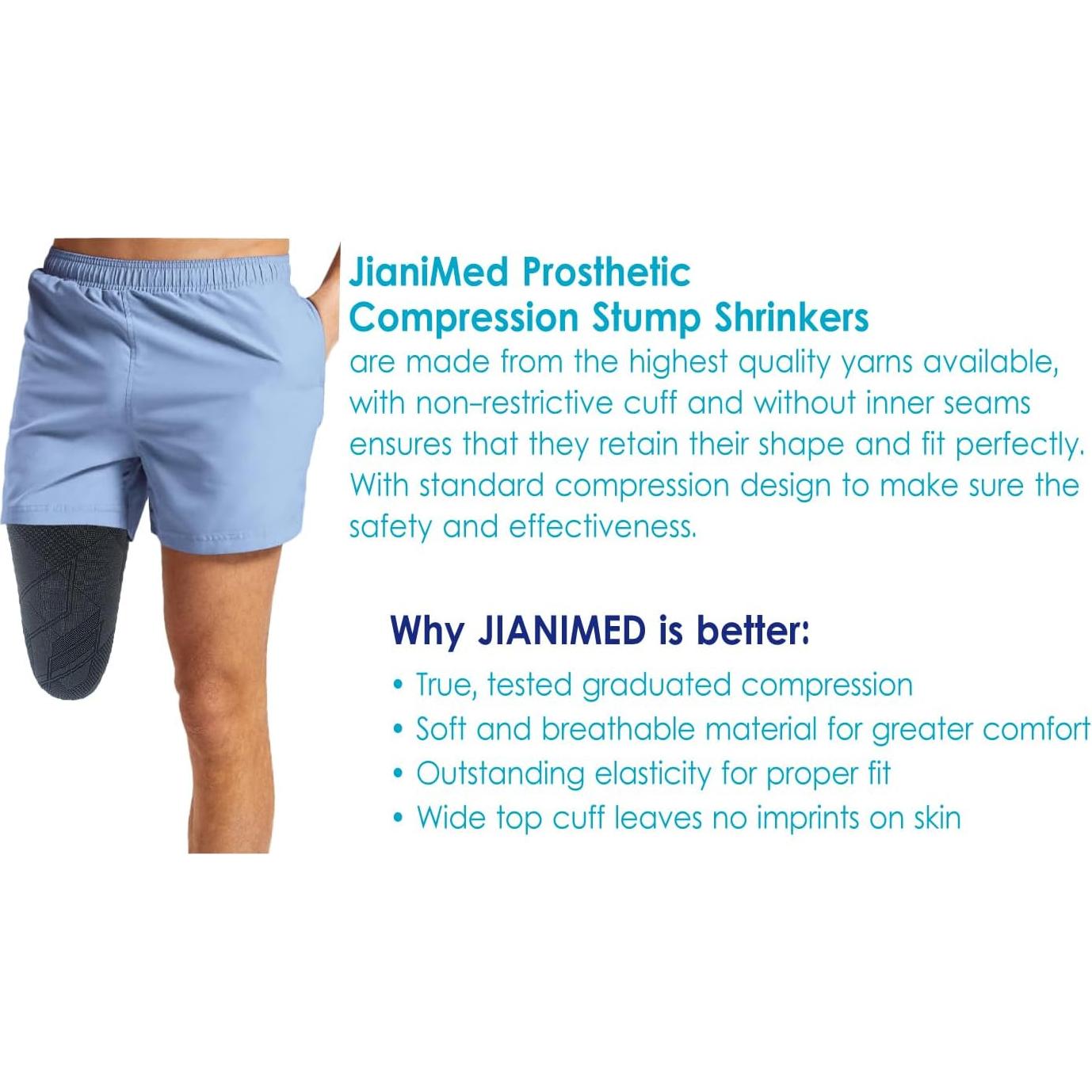 Reductor de muñón JianiMed XL 35 cm compresión 20-30 mmHg