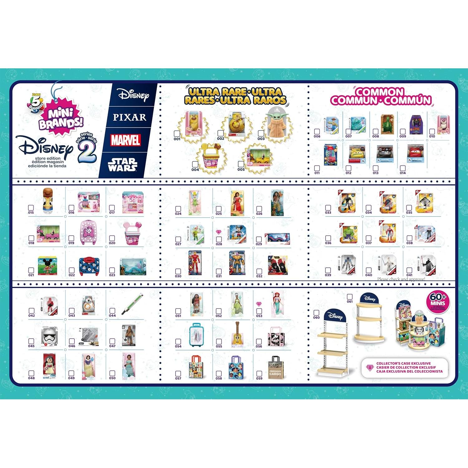 Mini Marcas Disney Serie 2 - Figuras Sorpresa (4 Cápsulas)