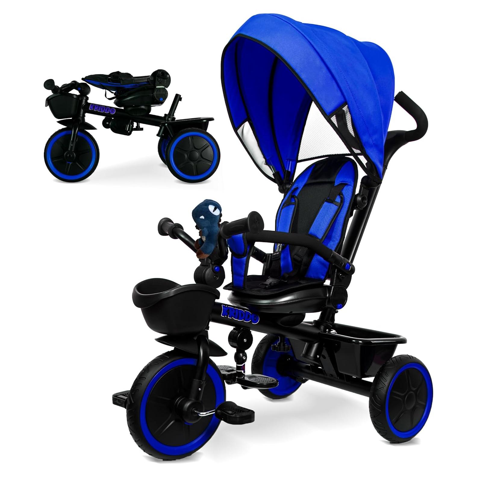 Triciclo KRIDDO 7 en 1 para Niños 18 Meses a 5 Años
