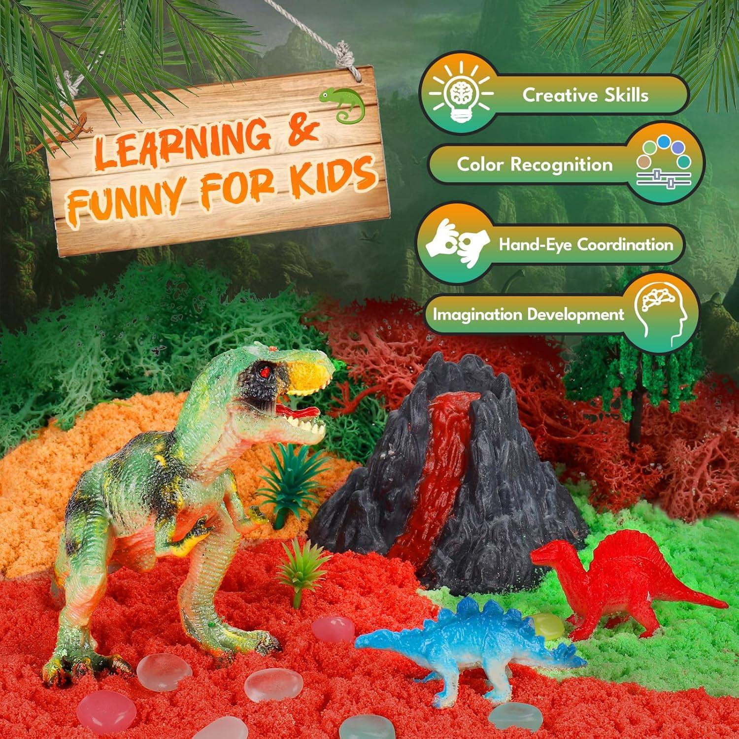 Kit de Terrario de Dinosaurios Mixtwo - Brilla en la Oscuridad