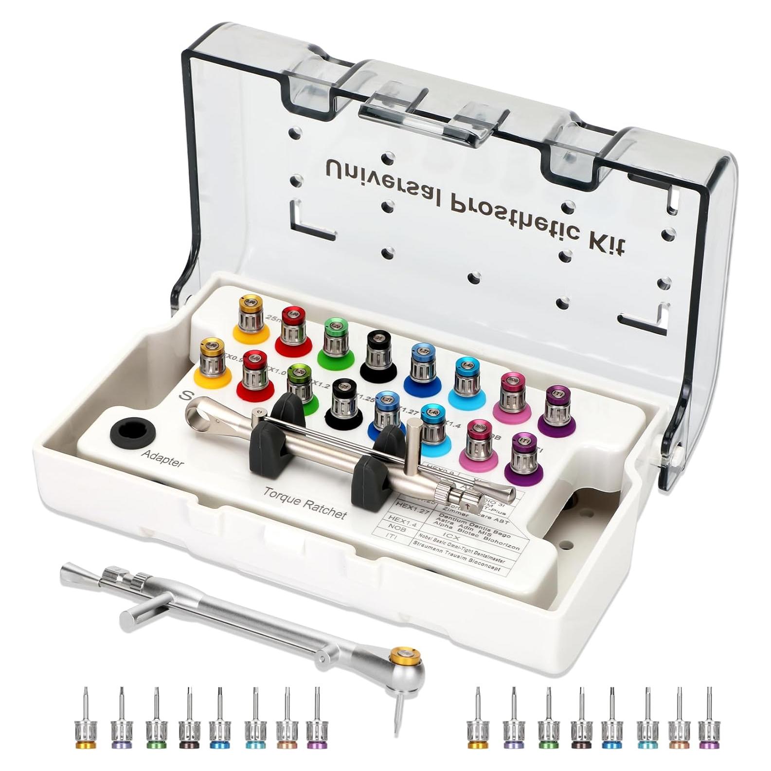 Juego de Llave de Torque Mokemok 16 Piezas 10-70 Ncm