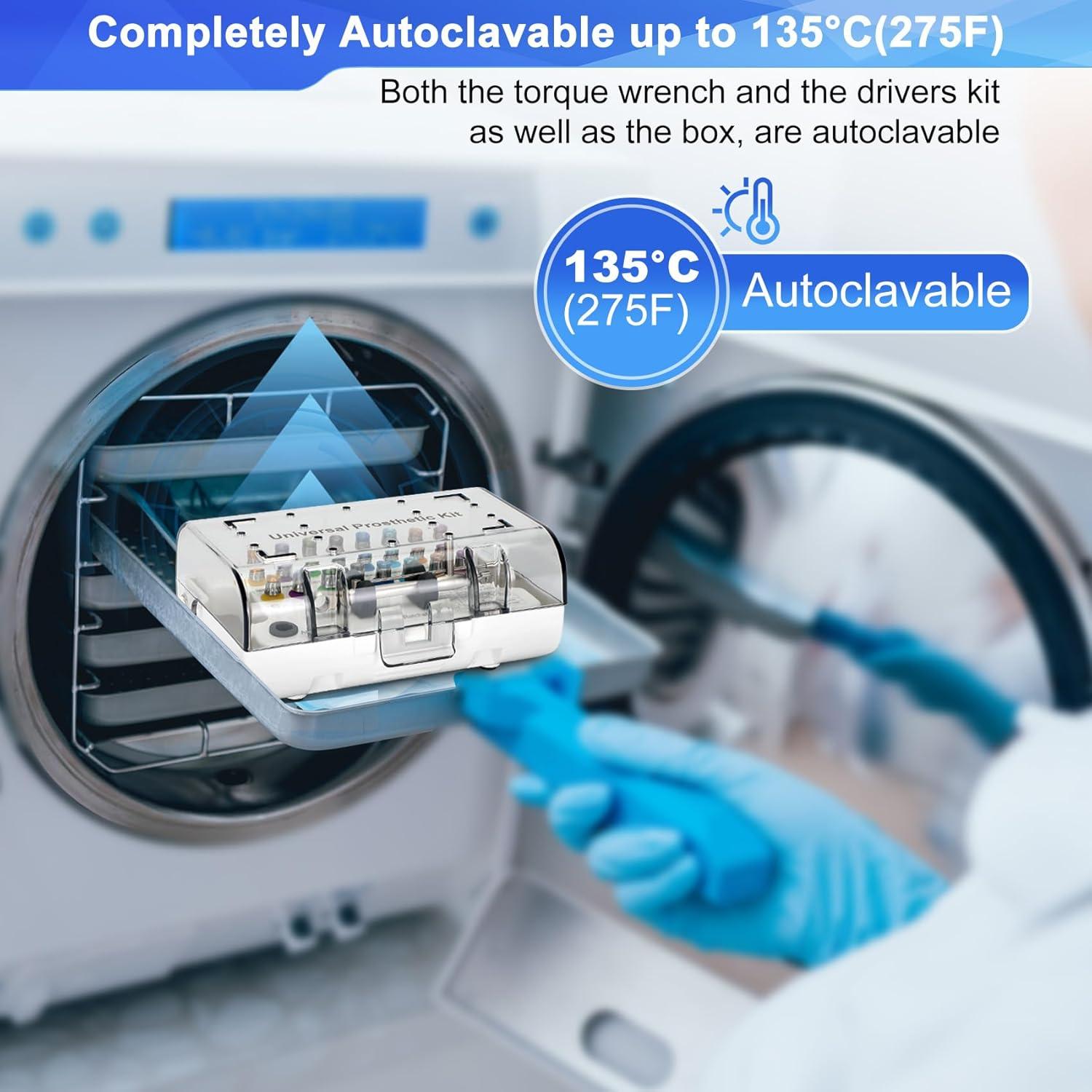 Juego de Llave de Torque Mokemok 16 Piezas 10-70 Ncm