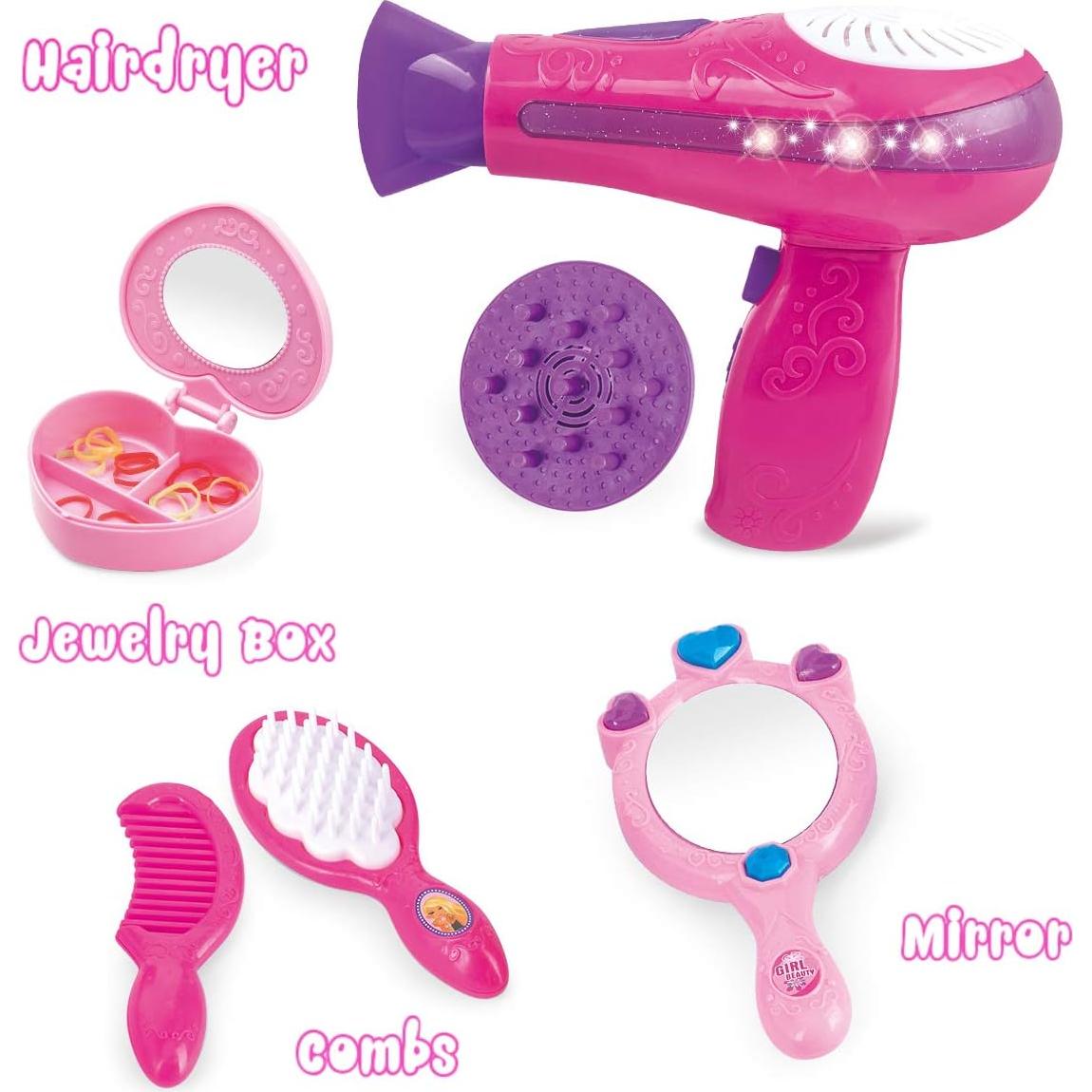 Conjunto de Juego de Peluquería Bettina Vogue con Secador y Espejo