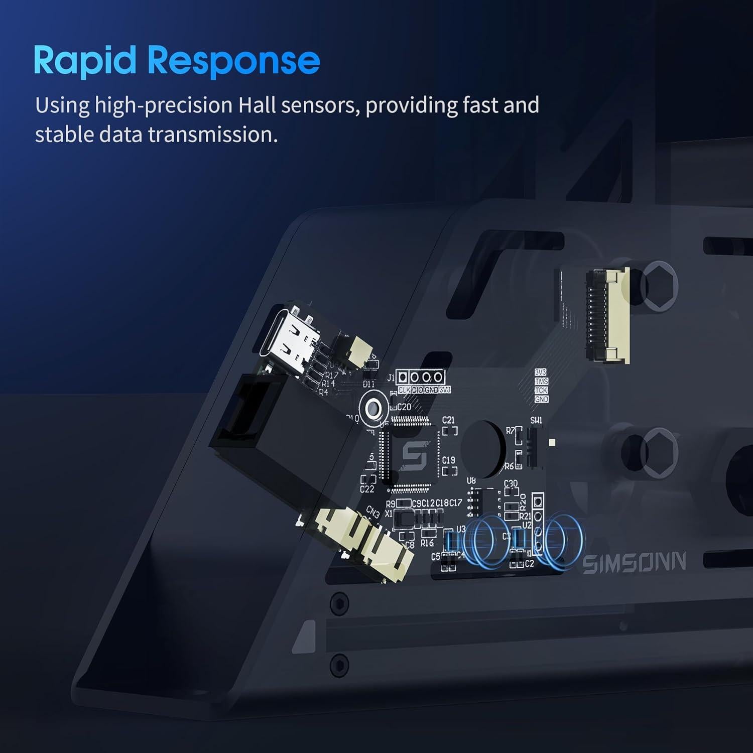 Cambiador Secuencial SIMSONN SQ Pro con Sensor Hall 13cm