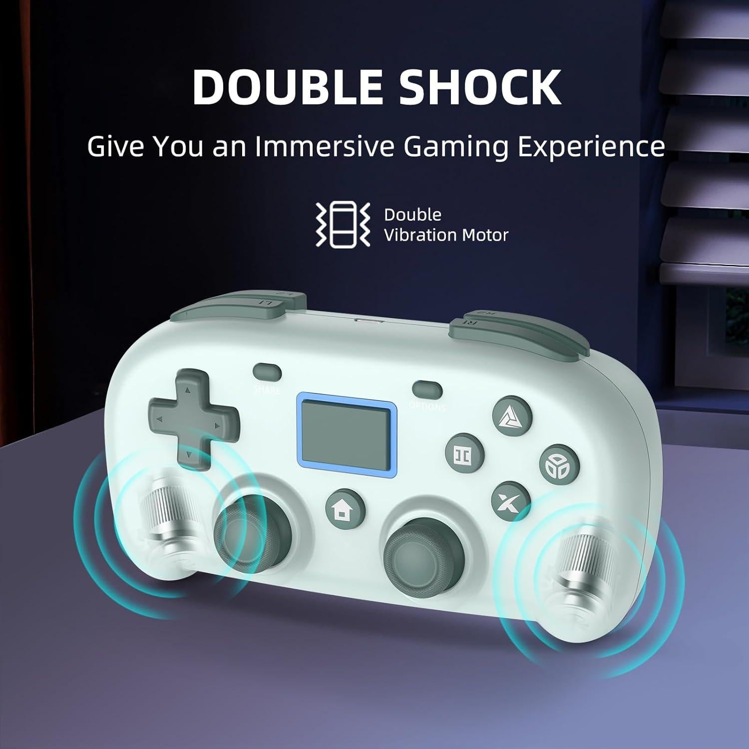 Controlador Inalámbrico DYONDER Verde para PS4 y PC