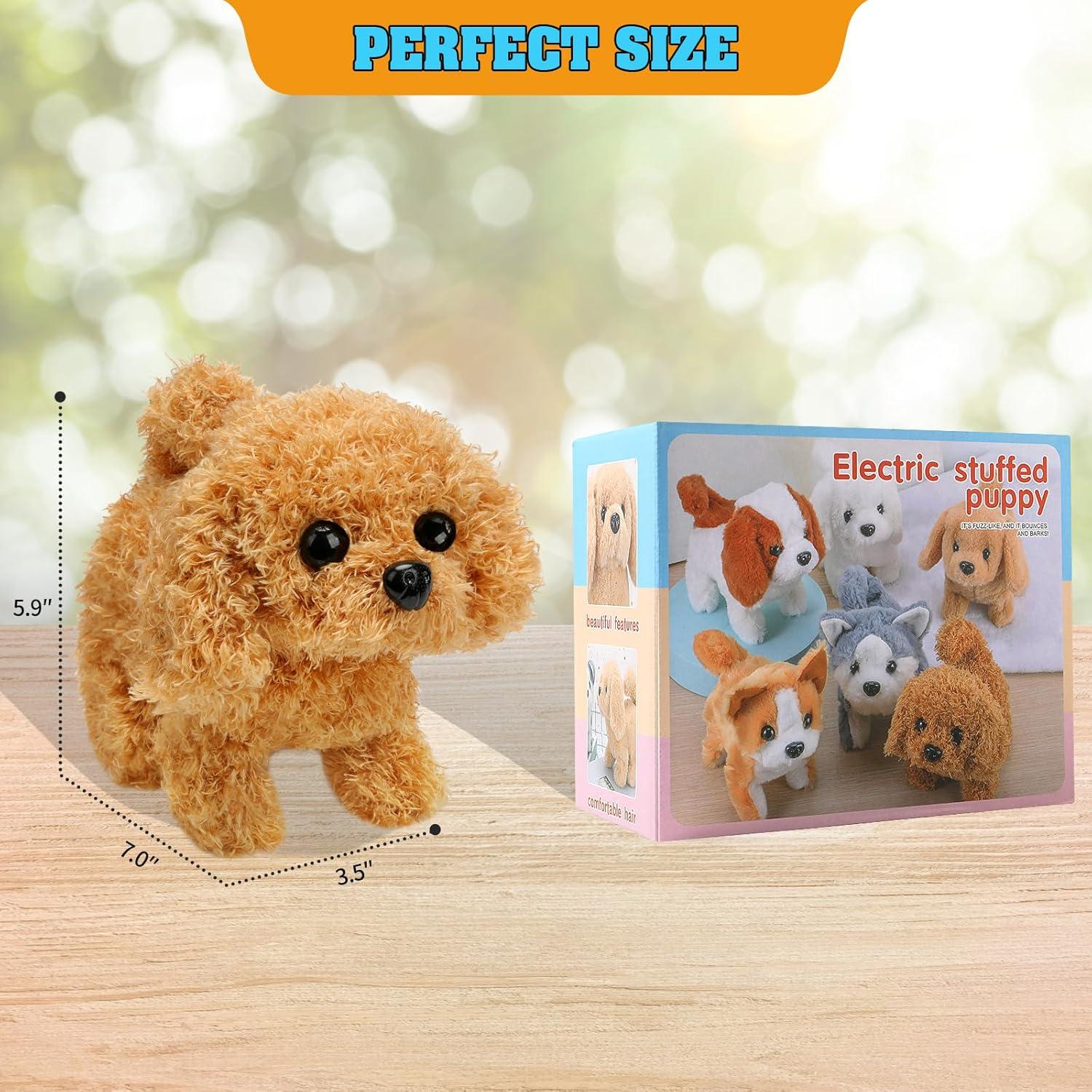 Peluche Perro Interactivo KSABVAIA - Camina y Ladra