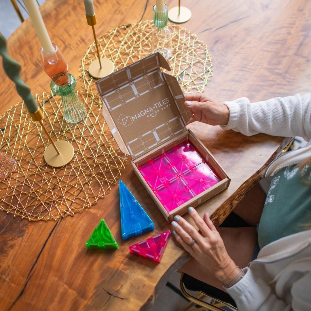 Set de Construcción Magnético MAGNA-TILES Floral 20 Piezas