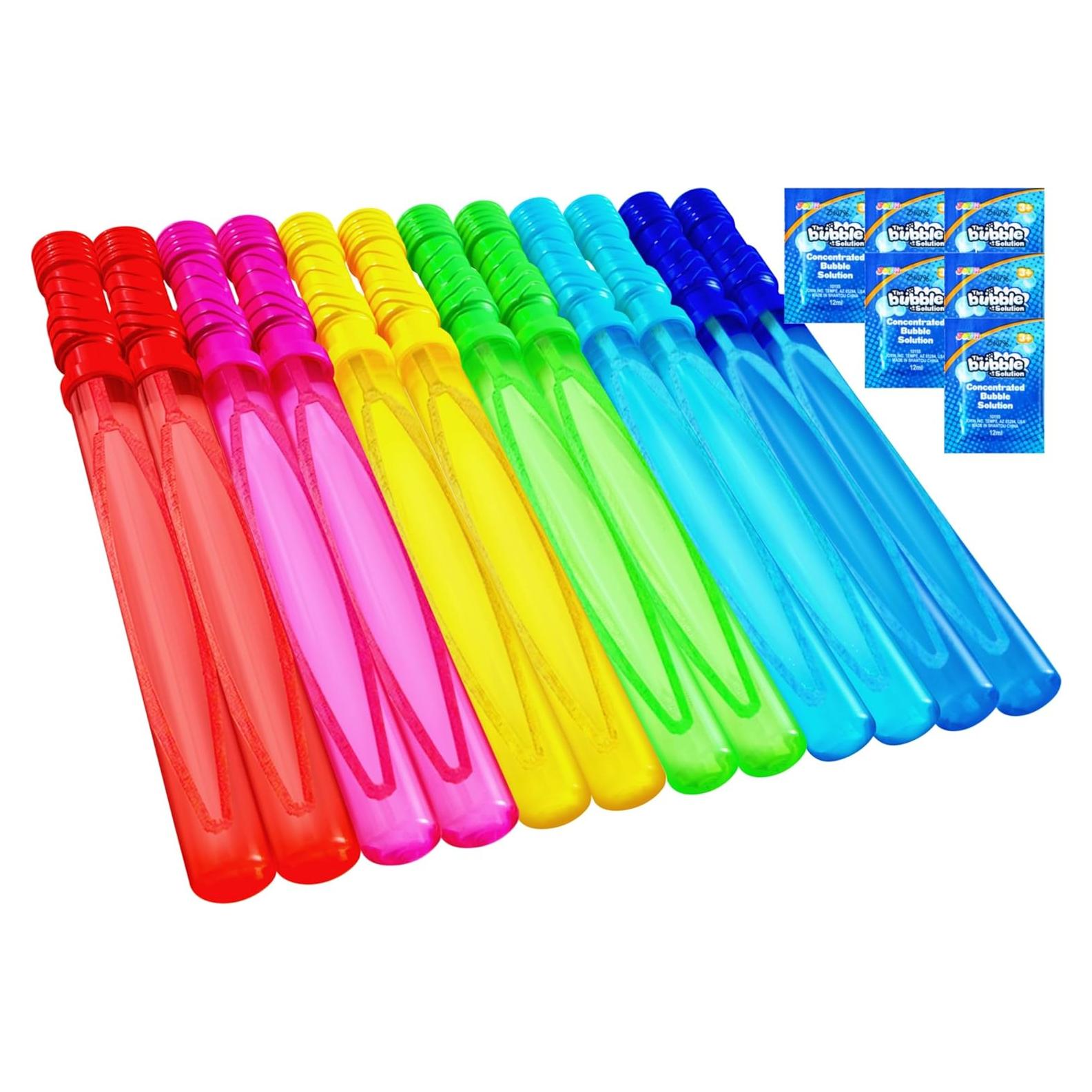 Varitas de Burbuja Grandes Joyin 6 PCS 37.1 cm No Tóxicas