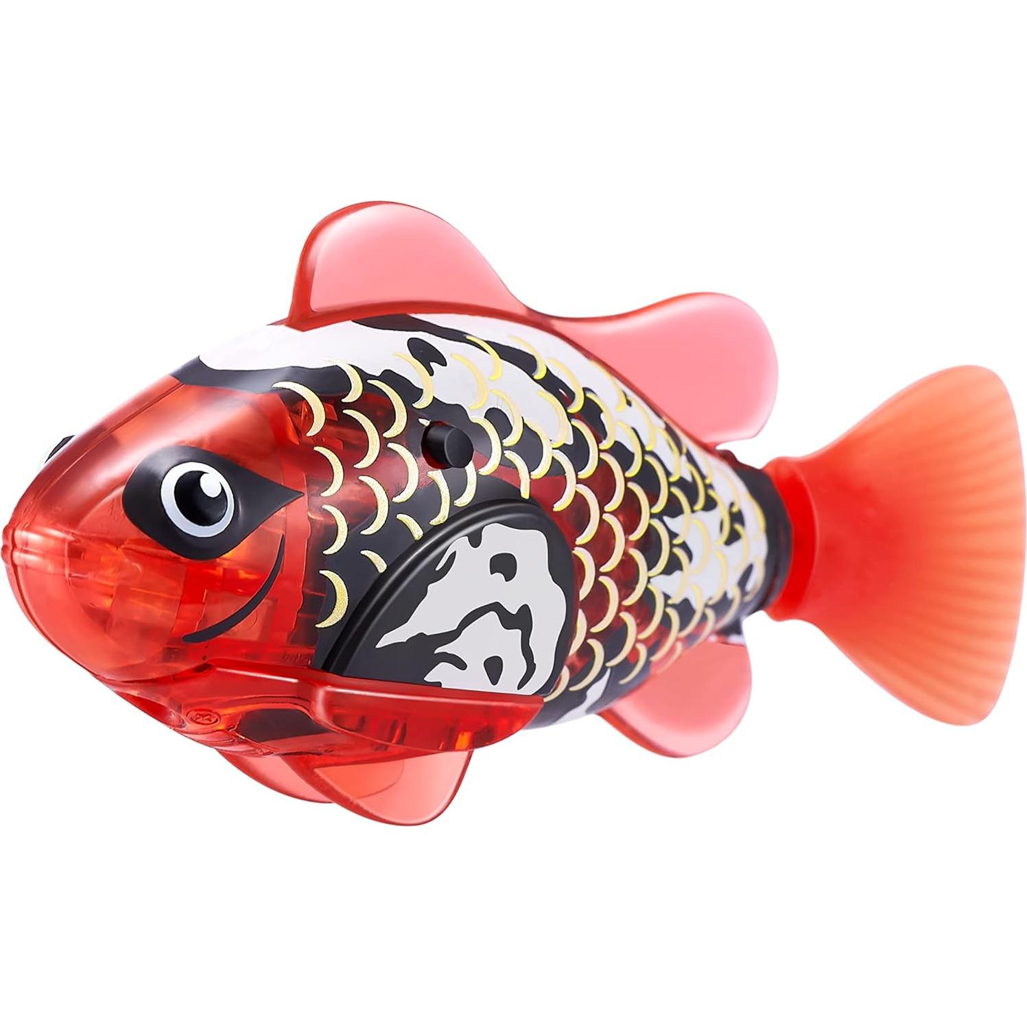 Robo Fish ZURU Pez Robótico Nadador Azul y Rojo 2 Piezas