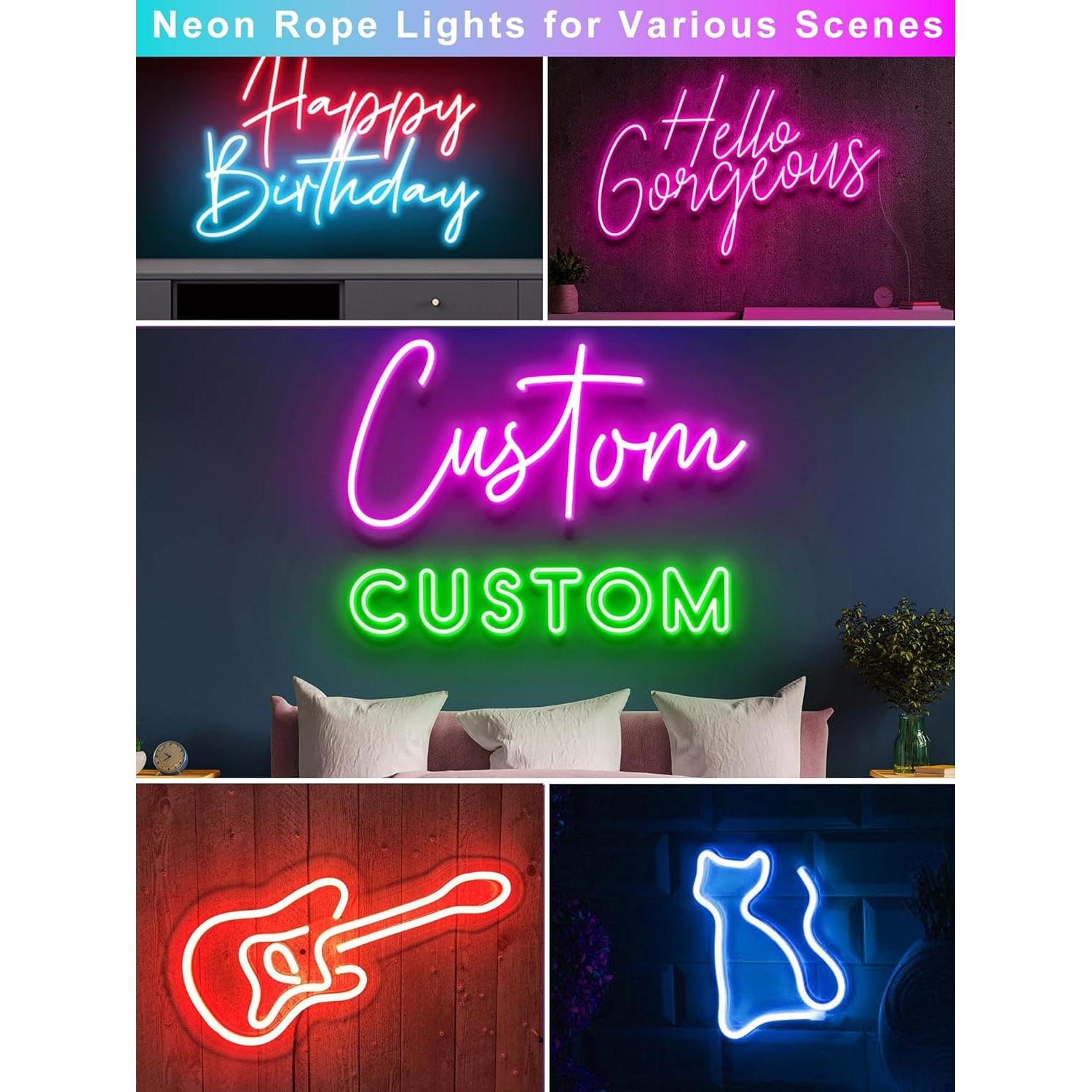 Tira de Luz LED Neón Ledagic 5m Control Remoto IP65