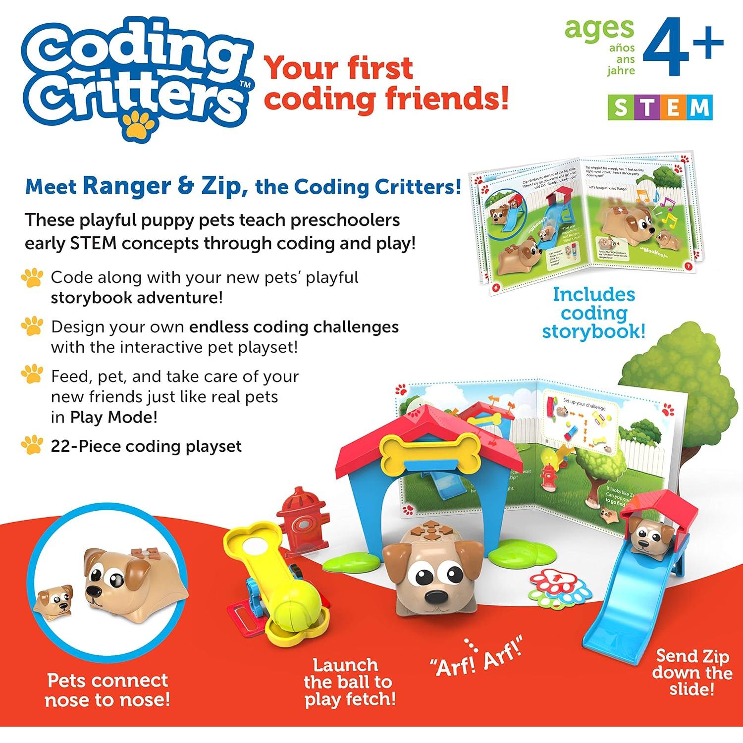 Juego de Codificación Temprana Ranger y Zip 22 Piezas