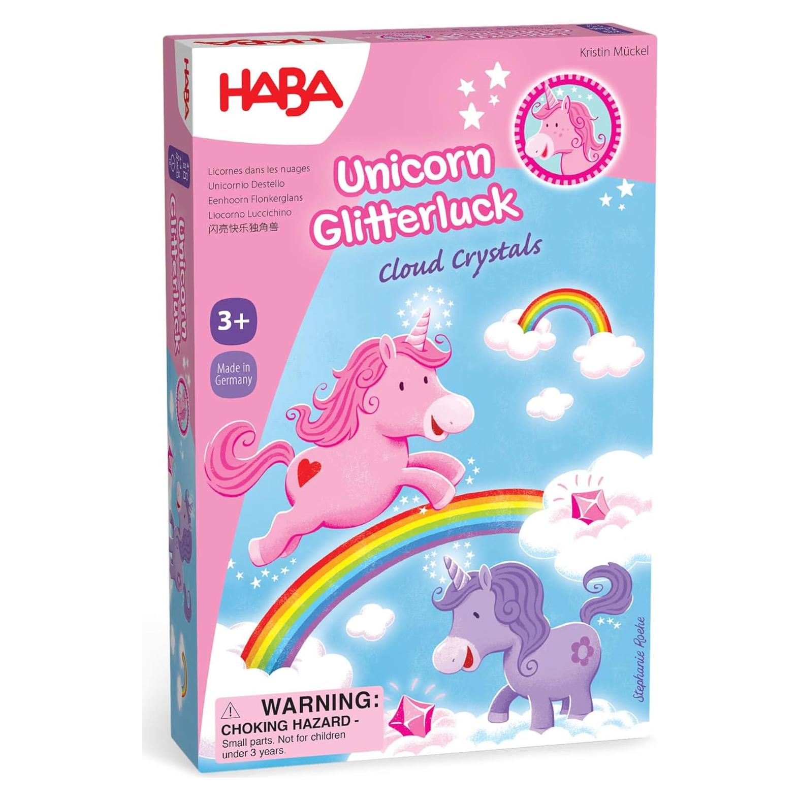 Juego de Mesa HABA Cristales de Nubes Unicornio 3+