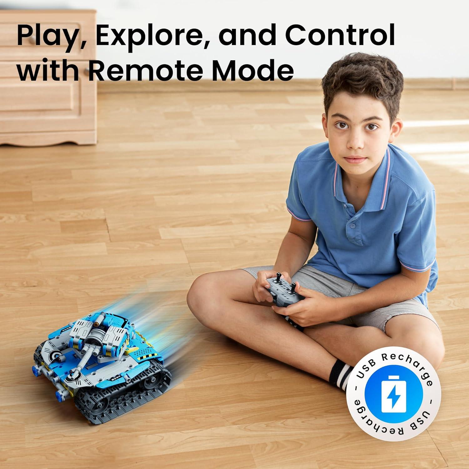 Sillbird Kit Robot Control Remoto 5 en 1 488 Piezas Azul