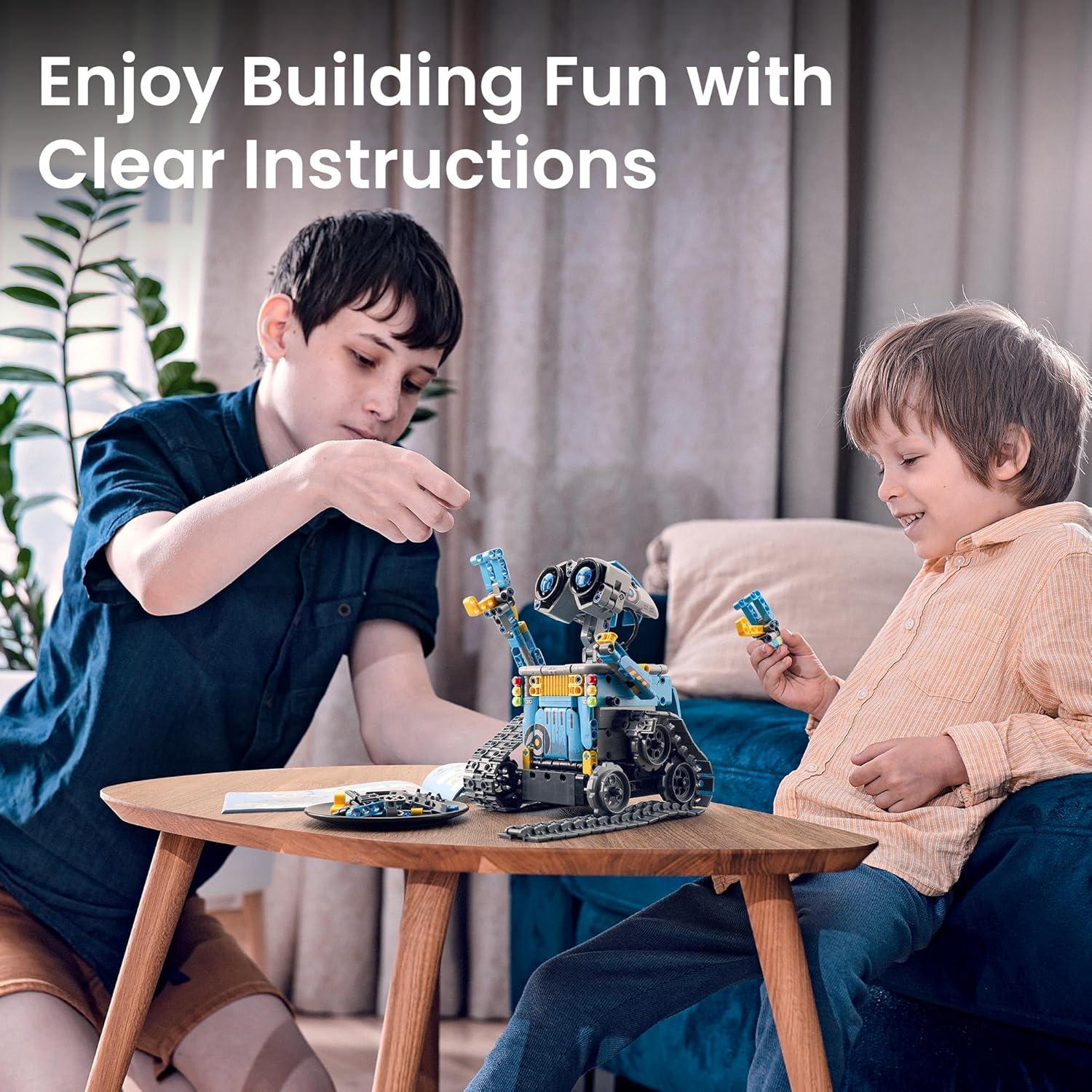 Sillbird Kit Robot Control Remoto 5 en 1 488 Piezas Azul