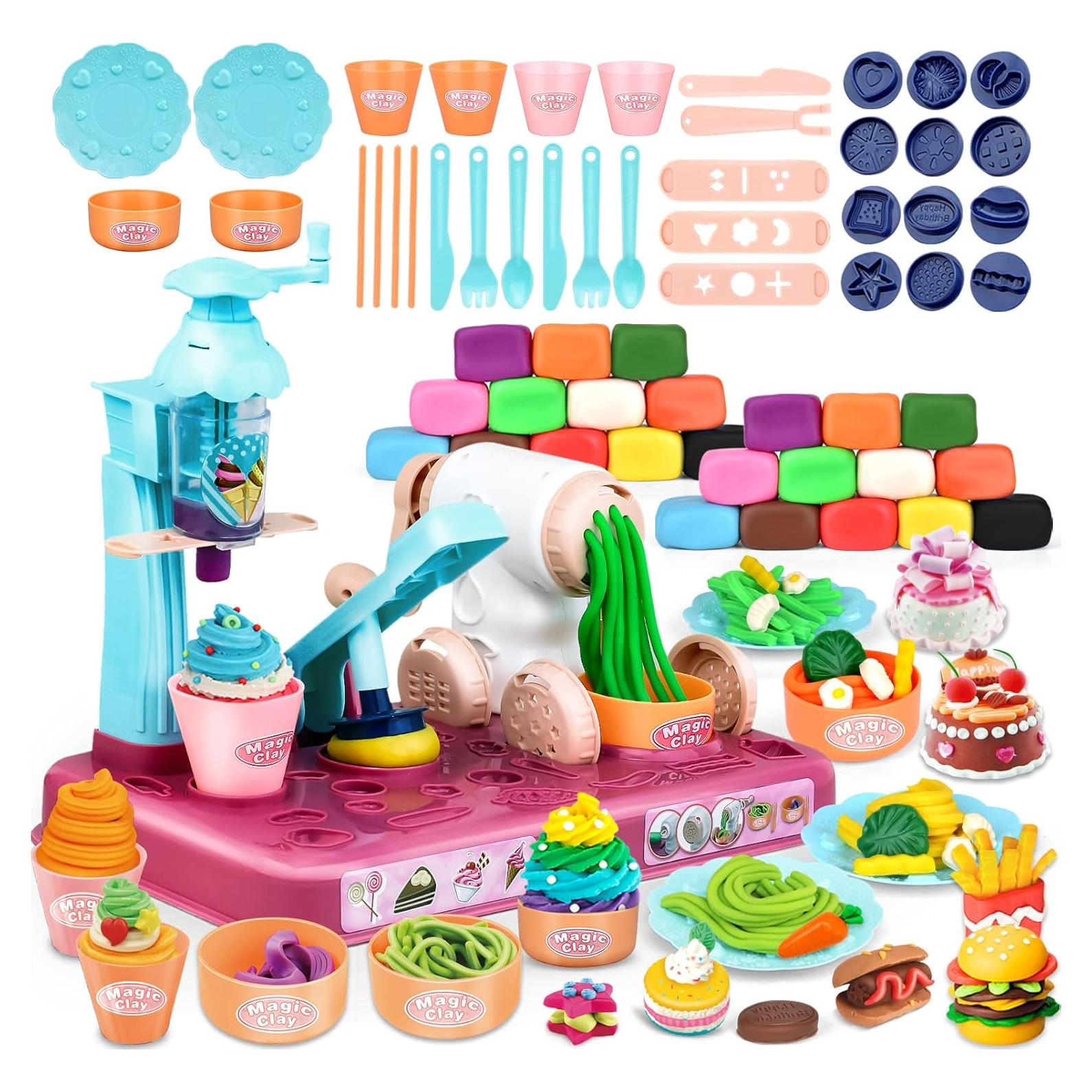 Set de Cocina 3 en 1 Hapystar con 24 Pcs de Playdough