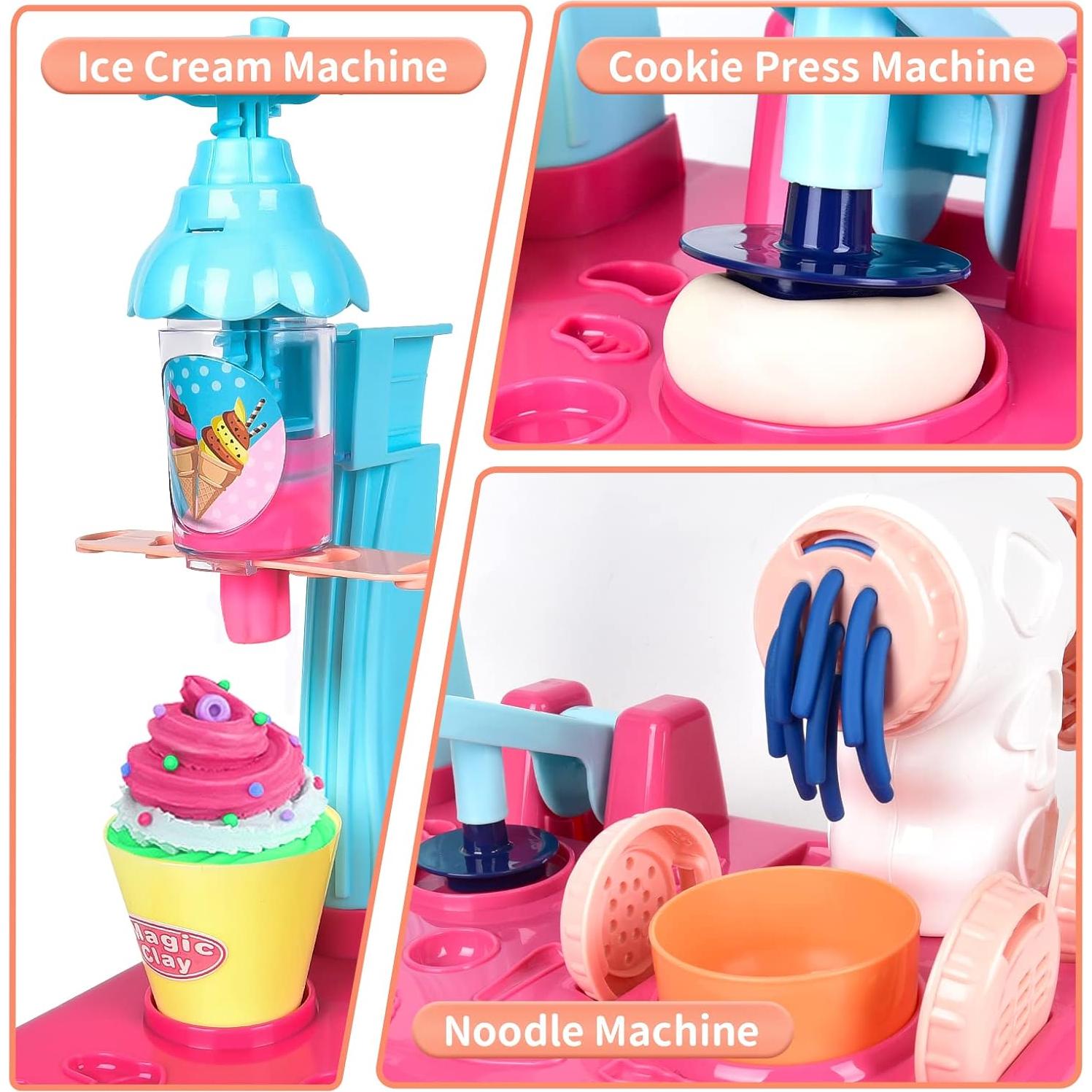 Set de Cocina 3 en 1 Hapystar con 24 Pcs de Playdough