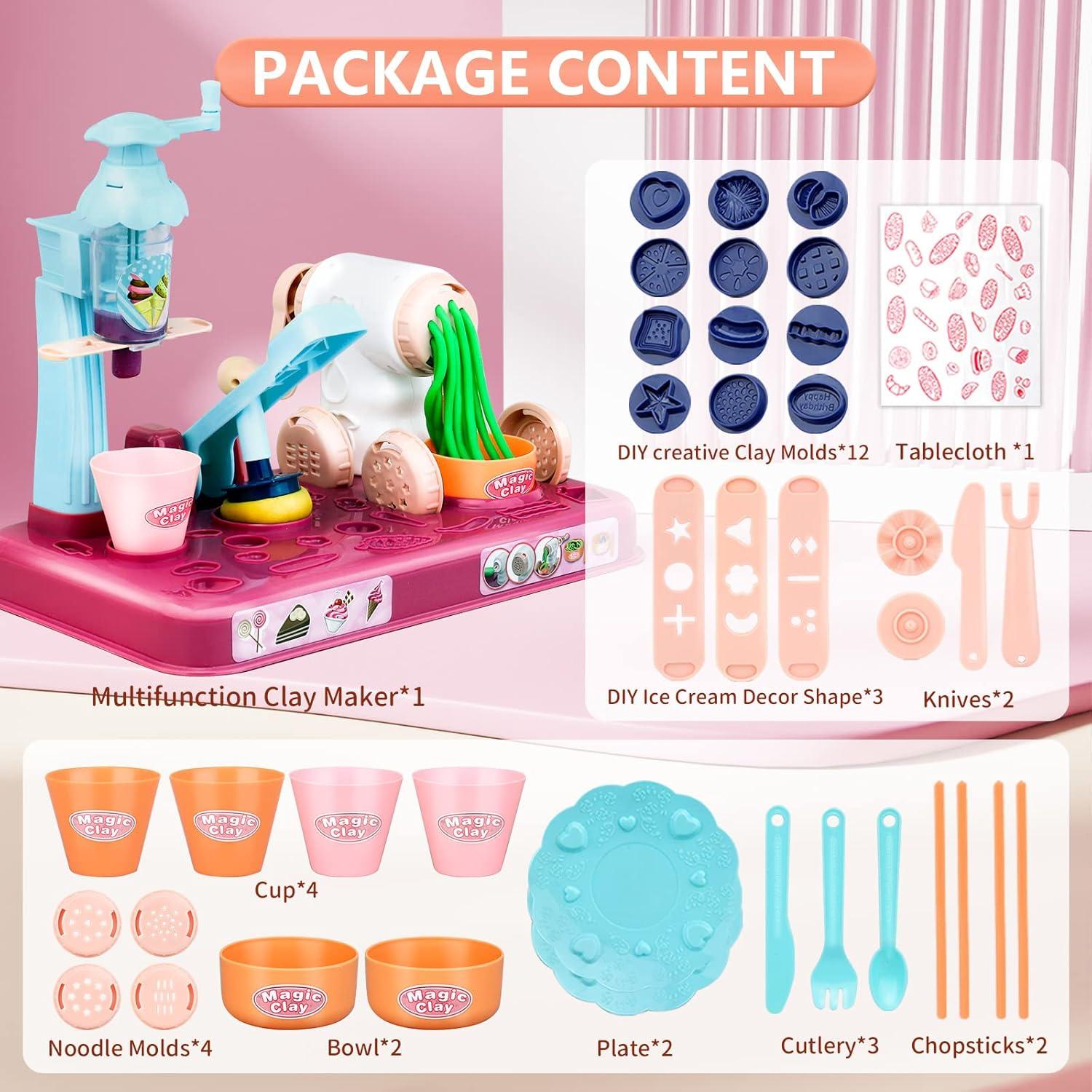 Set de Cocina 3 en 1 Hapystar con 24 Pcs de Playdough