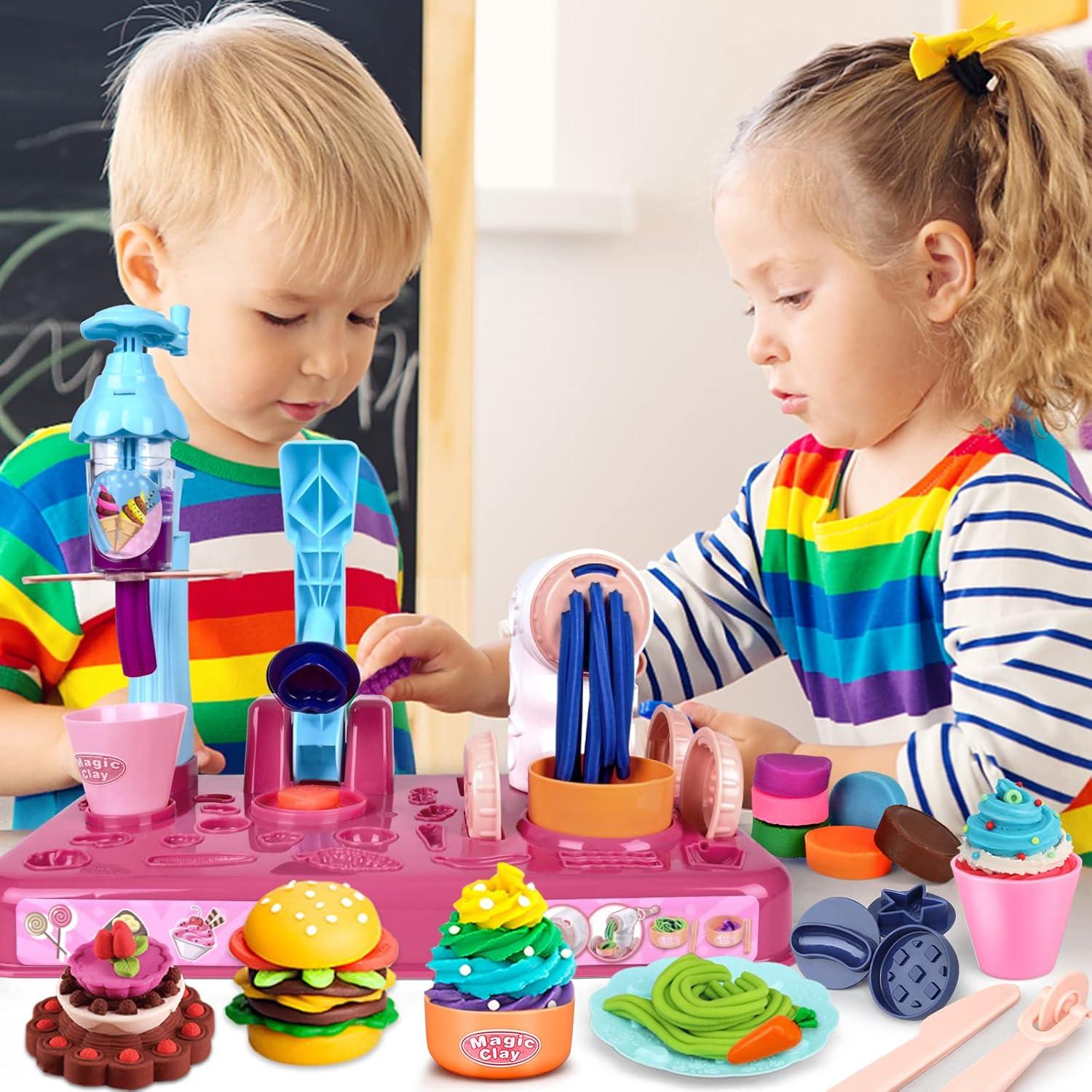 Set de Cocina 3 en 1 Hapystar con 24 Pcs de Playdough