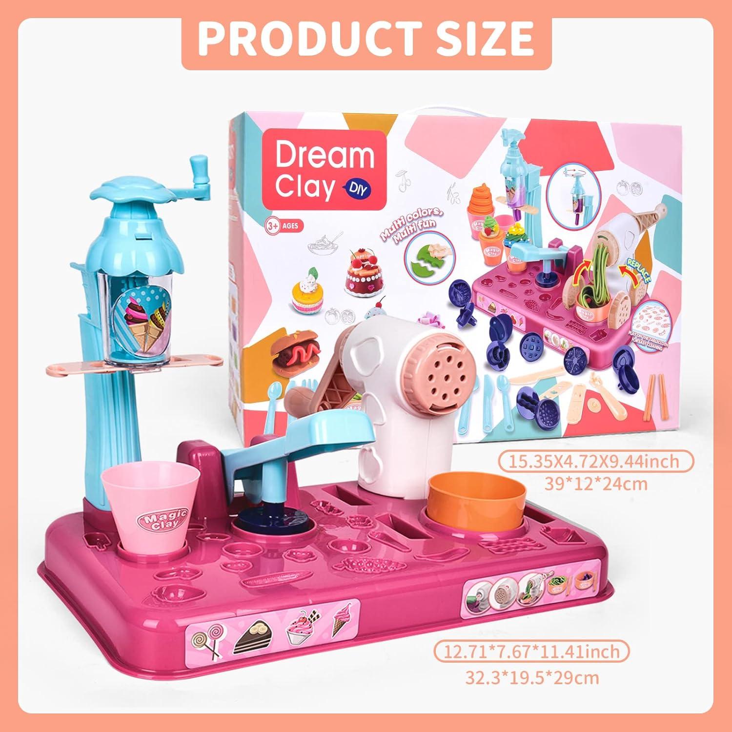 Set de Cocina 3 en 1 Hapystar con 24 Pcs de Playdough
