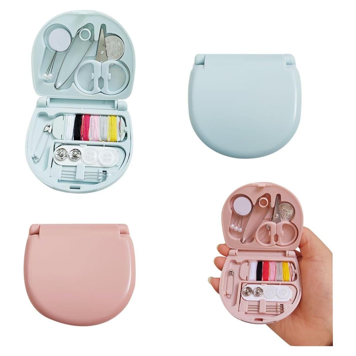 Kit de Costura Mini ZTEOFO 2 Piezas Portátil Corazón