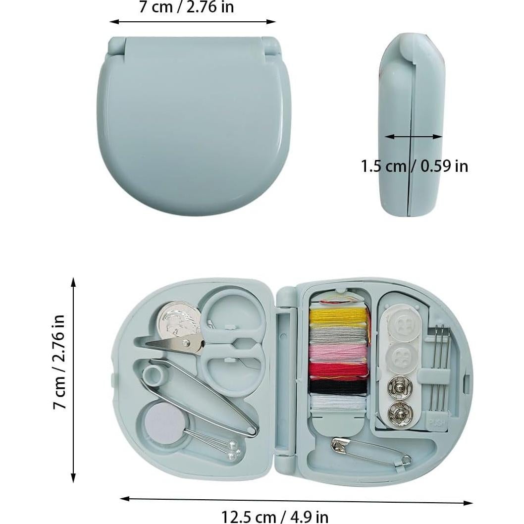 Kit de Costura Mini ZTEOFO 2 Piezas Portátil Corazón