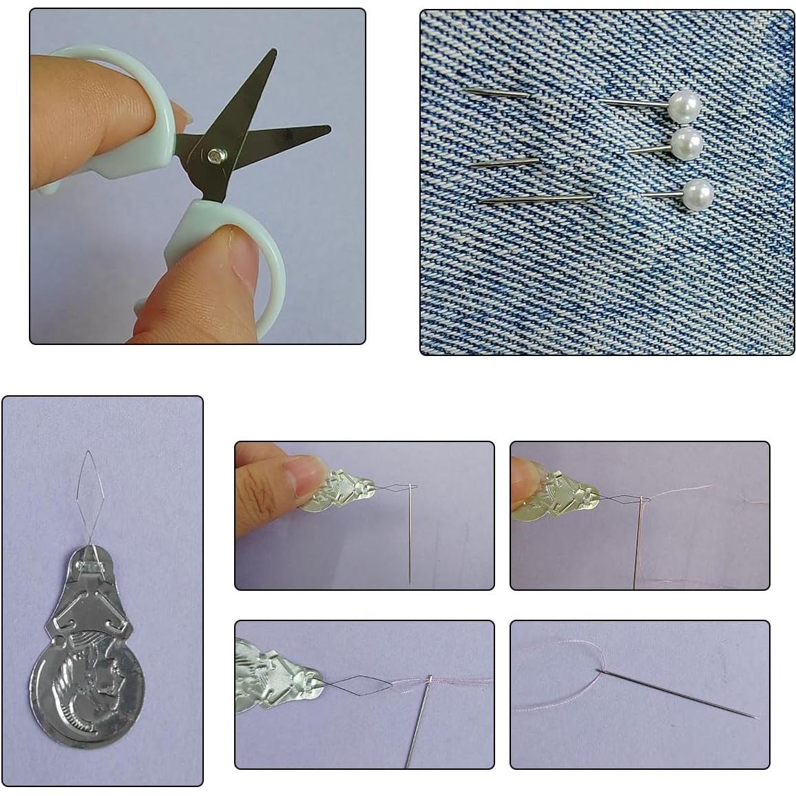 Kit de Costura Mini ZTEOFO 2 Piezas Portátil Corazón