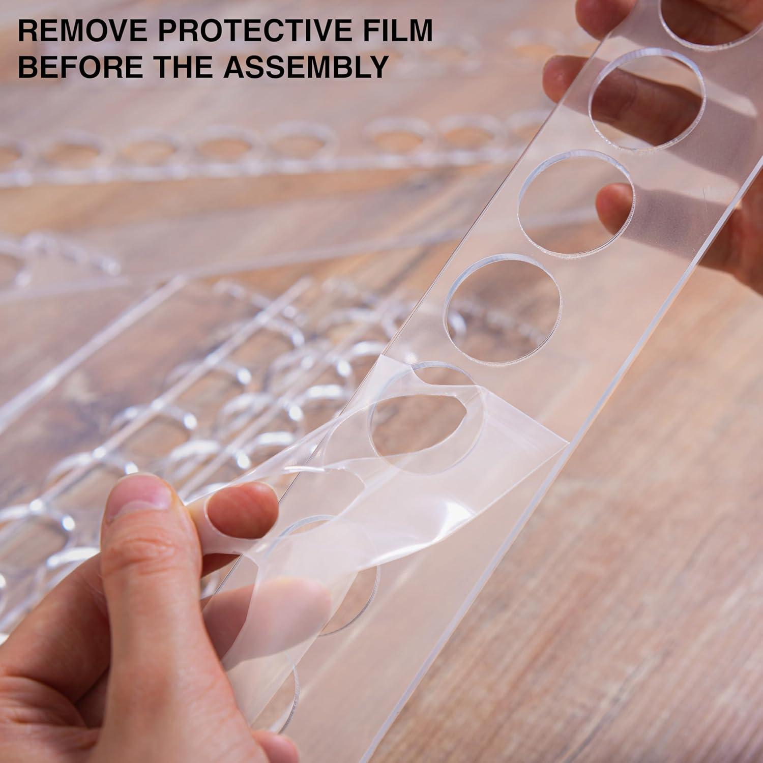 Organizador de Rack de Pintura Plydolex 60 Agujeros Acrílico