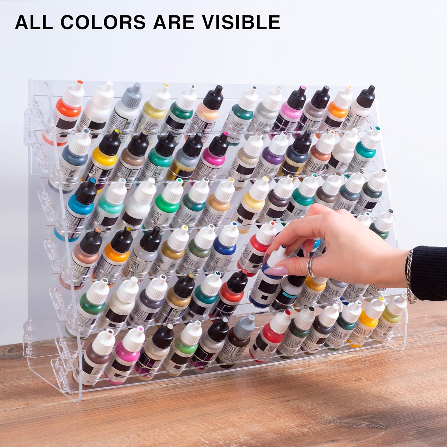 Organizador de Rack de Pintura Plydolex 60 Agujeros Acrílico