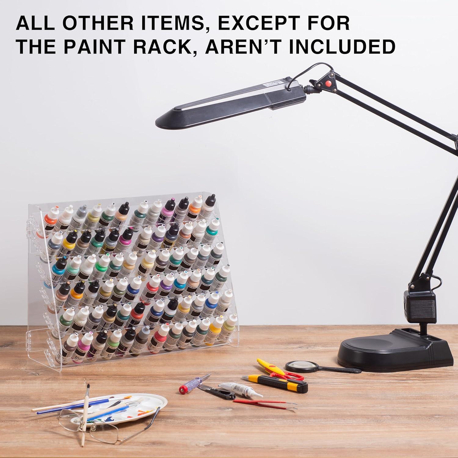 Organizador de Rack de Pintura Plydolex 60 Agujeros Acrílico