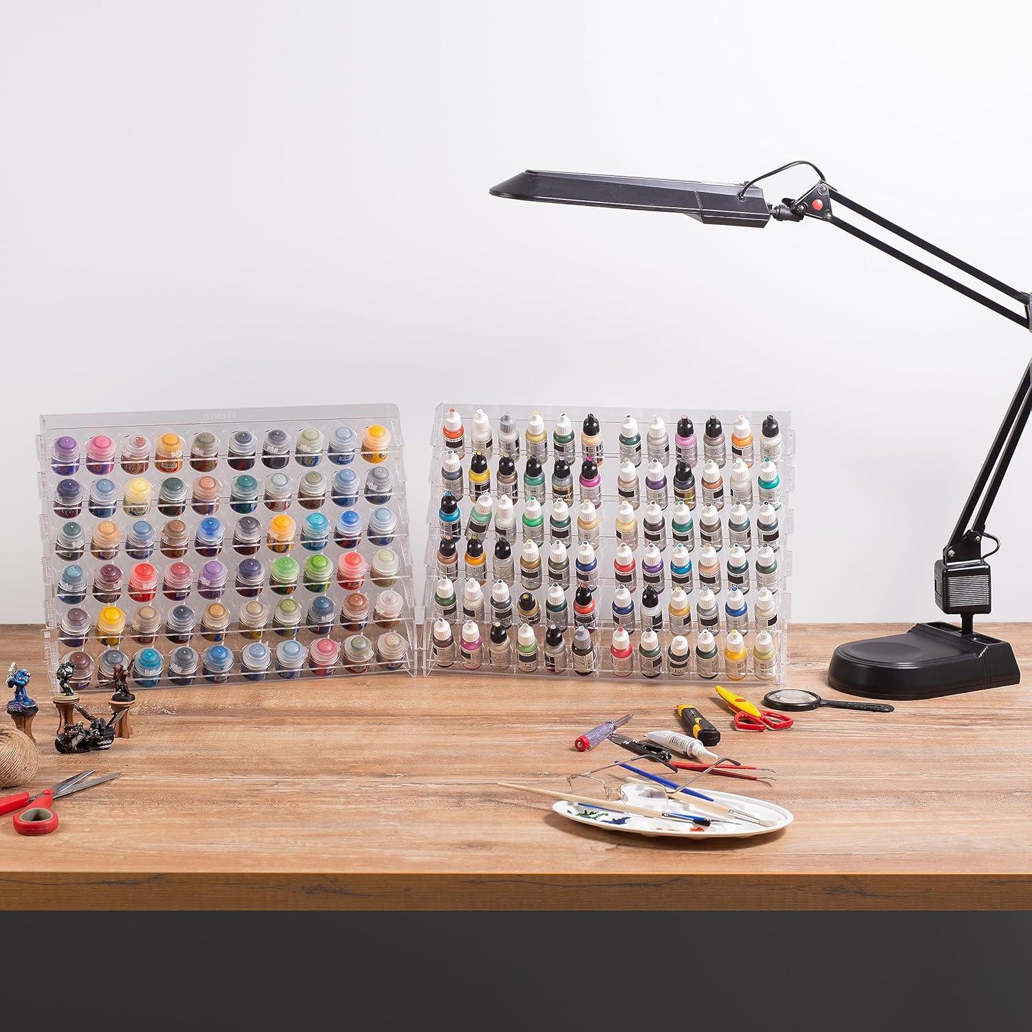 Organizador de Rack de Pintura Plydolex 60 Agujeros Acrílico