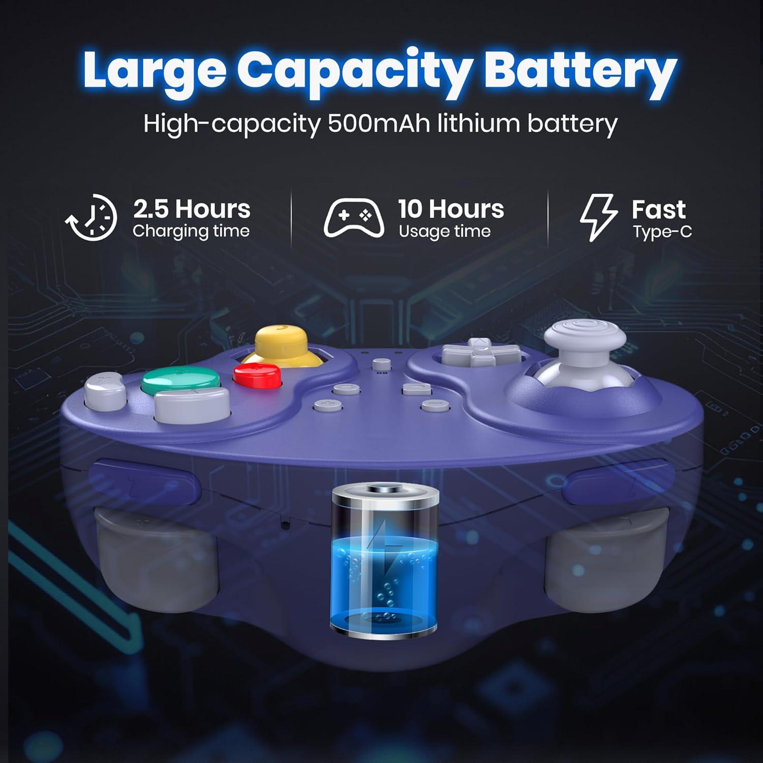 Controlador Inalámbrico GameCube iNNEXT para Switch y PC